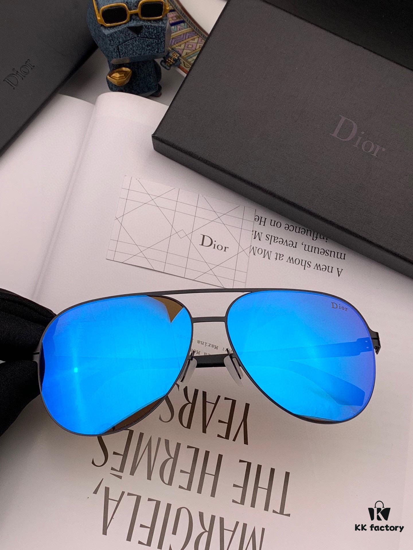 6931ff633a89a121ed54f513 DIOR - Dior 2024 New Ultra-Light Screwless Unbreakable Series Couple's Sunglasses with High-Definition Nylon Lenses, Business Travel Edition, Men's Clear Sunglasses (Comfortable Slim Temples, Fashionable Large Frame, Designed for Asian Facial Features, Comfortable Nose Pads, Imported Ultra-Light Material), Model: 6008