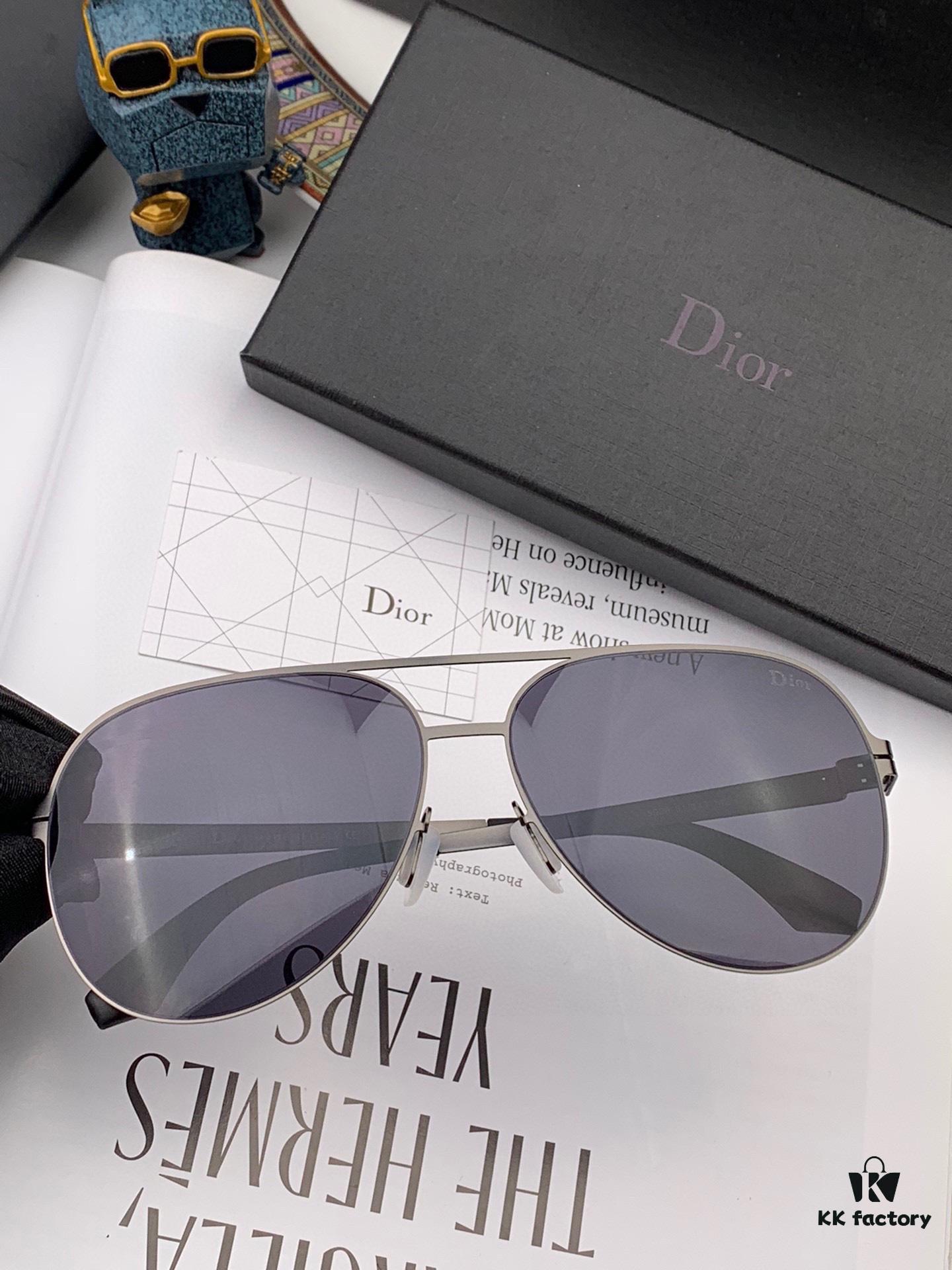 6931ff633a89a121ed54f514 DIOR - Dior 2024 New Ultra-Light Screwless Unbreakable Series Couple's Sunglasses with High-Definition Nylon Lenses, Business Travel Edition, Men's Clear Sunglasses (Comfortable Slim Temples, Fashionable Large Frame, Designed for Asian Facial Features, Comfortable Nose Pads, Imported Ultra-Light Material), Model: 6008