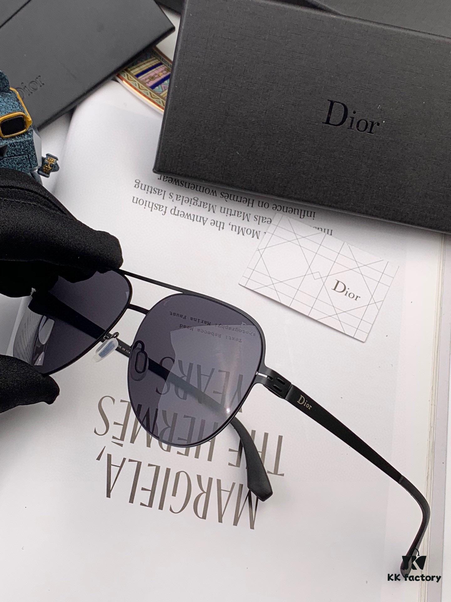 6931ff633a89a121ed54f516 DIOR - Dior 2024 New Ultra-Light Screwless Unbreakable Series Couple's Sunglasses with High-Definition Nylon Lenses, Business Travel Edition, Men's Clear Sunglasses (Comfortable Slim Temples, Fashionable Large Frame, Designed for Asian Facial Features, Comfortable Nose Pads, Imported Ultra-Light Material), Model: 6008