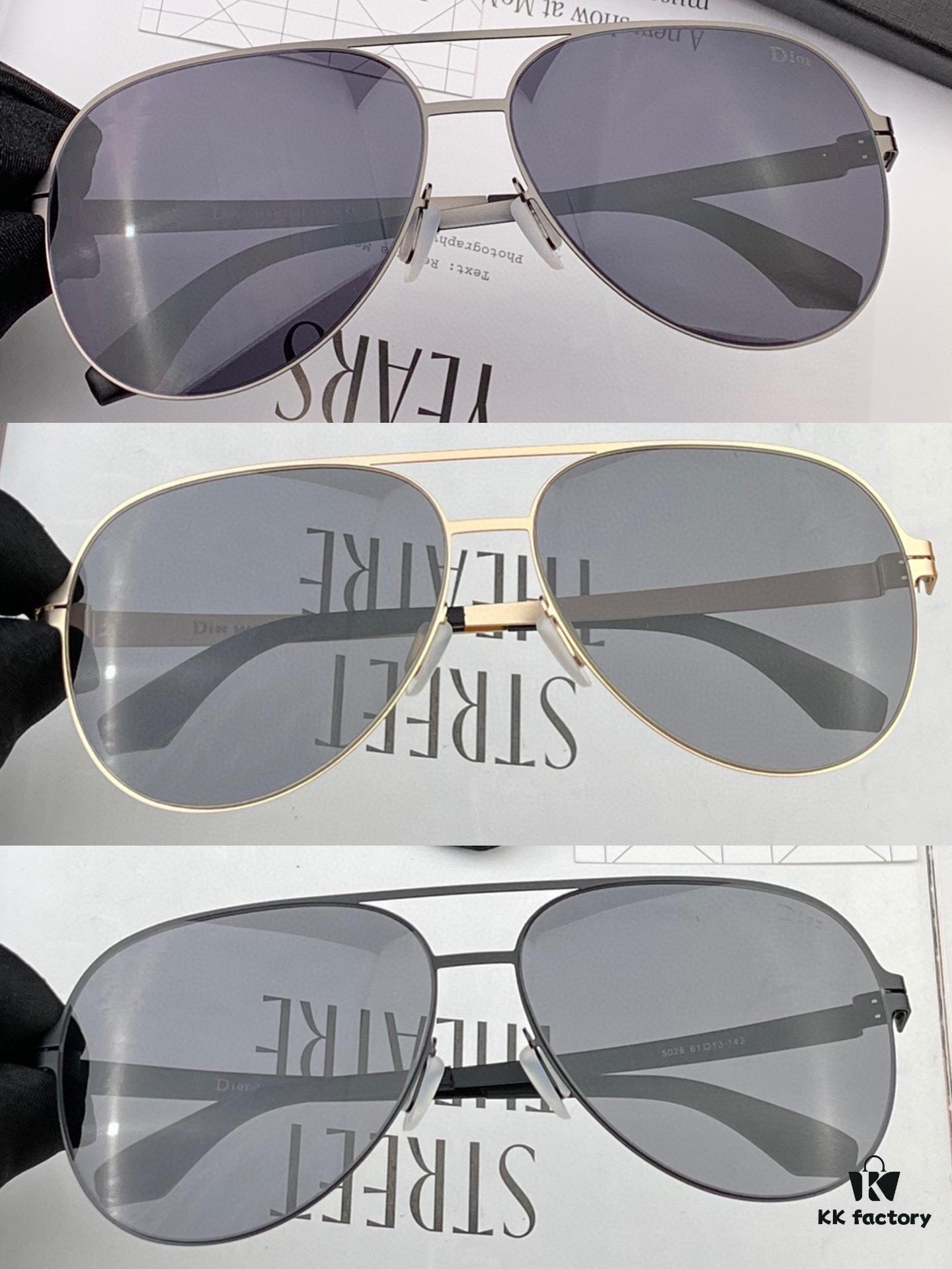 6931ff633a89a121ed54f517 DIOR - Dior 2024 New Ultra-Light Screwless Unbreakable Series Couple's Sunglasses with High-Definition Nylon Lenses, Business Travel Edition, Men's Clear Sunglasses (Comfortable Slim Temples, Fashionable Large Frame, Designed for Asian Facial Features, Comfortable Nose Pads, Imported Ultra-Light Material), Model: 6008