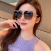DIOR 2024 Spring New Arrival Fashion Square Polarized Sunglasses High-Quality Comfortable Wear Trendy Influencer Style Women's HD Thickened Polarized Sunglasses