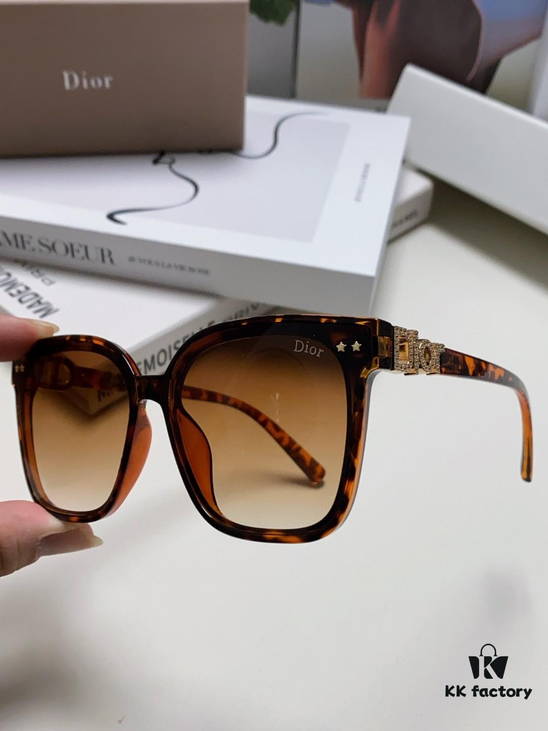 6931ff6e3a89a121ed54f5a0 DIOR 2024 Square Frame D Asymmetrical Letter Design Fully Paved with Micro Diamonds 💎 Classic Timeless Square Shape with Star Accents Trending Fashion Sunglasses