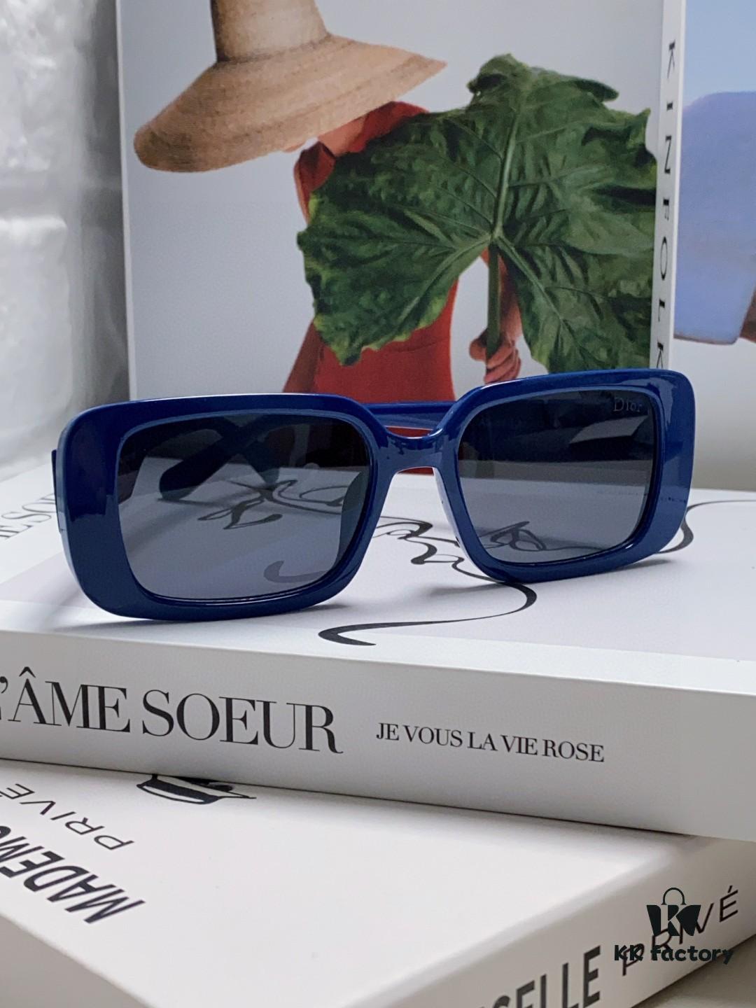 6931ff703a89a121ed54f5b9 Dior 2024 New Square Sunglasses for Women, High-End Fashion Letter Design UV Protection Stylish Unisex Shades, Oval Square Frame Women's Eyewear