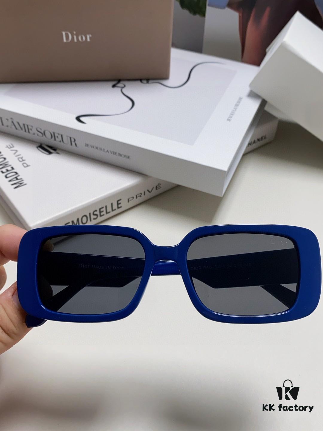 6931ff703a89a121ed54f5bb Dior 2024 New Square Sunglasses for Women, High-End Fashion Letter Design UV Protection Stylish Unisex Shades, Oval Square Frame Women's Eyewear