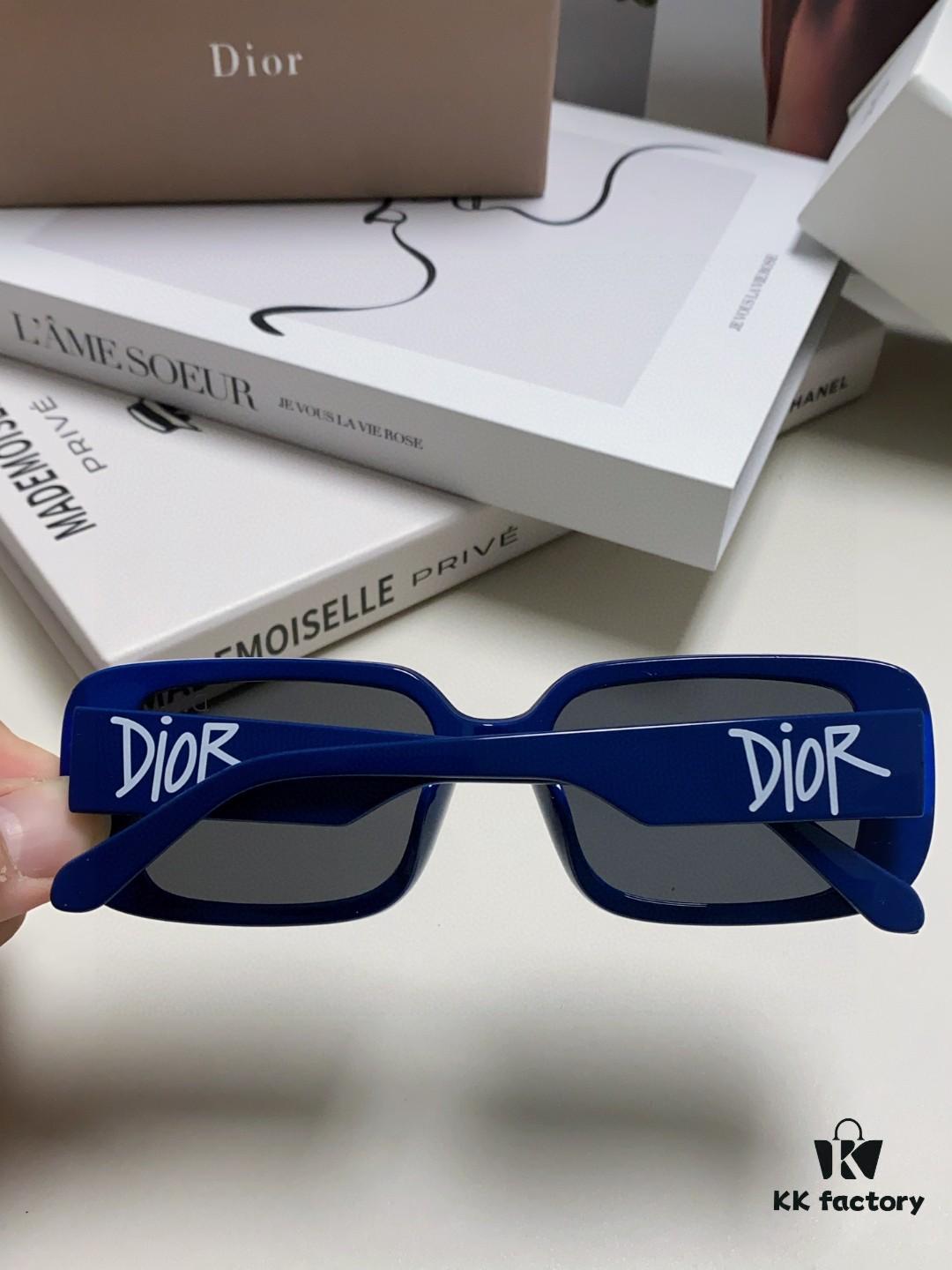 6931ff703a89a121ed54f5bc Dior 2024 New Square Sunglasses for Women, High-End Fashion Letter Design UV Protection Stylish Unisex Shades, Oval Square Frame Women's Eyewear