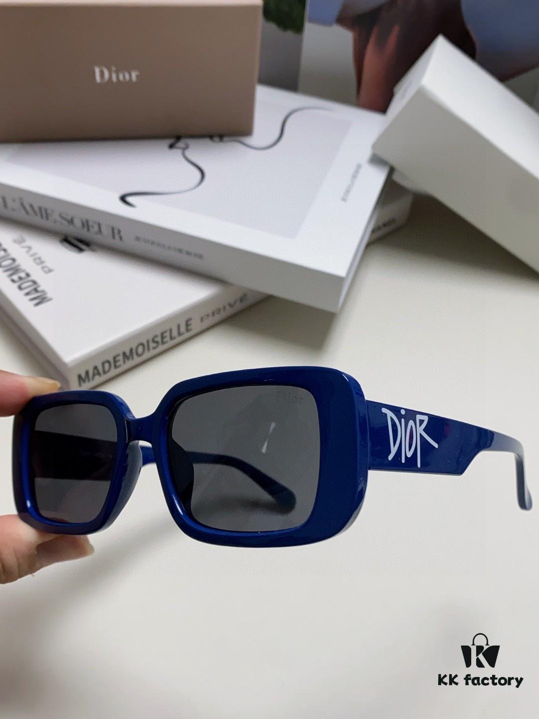 6931ff703a89a121ed54f5bd Dior 2024 New Square Sunglasses for Women, High-End Fashion Letter Design UV Protection Stylish Unisex Shades, Oval Square Frame Women's Eyewear