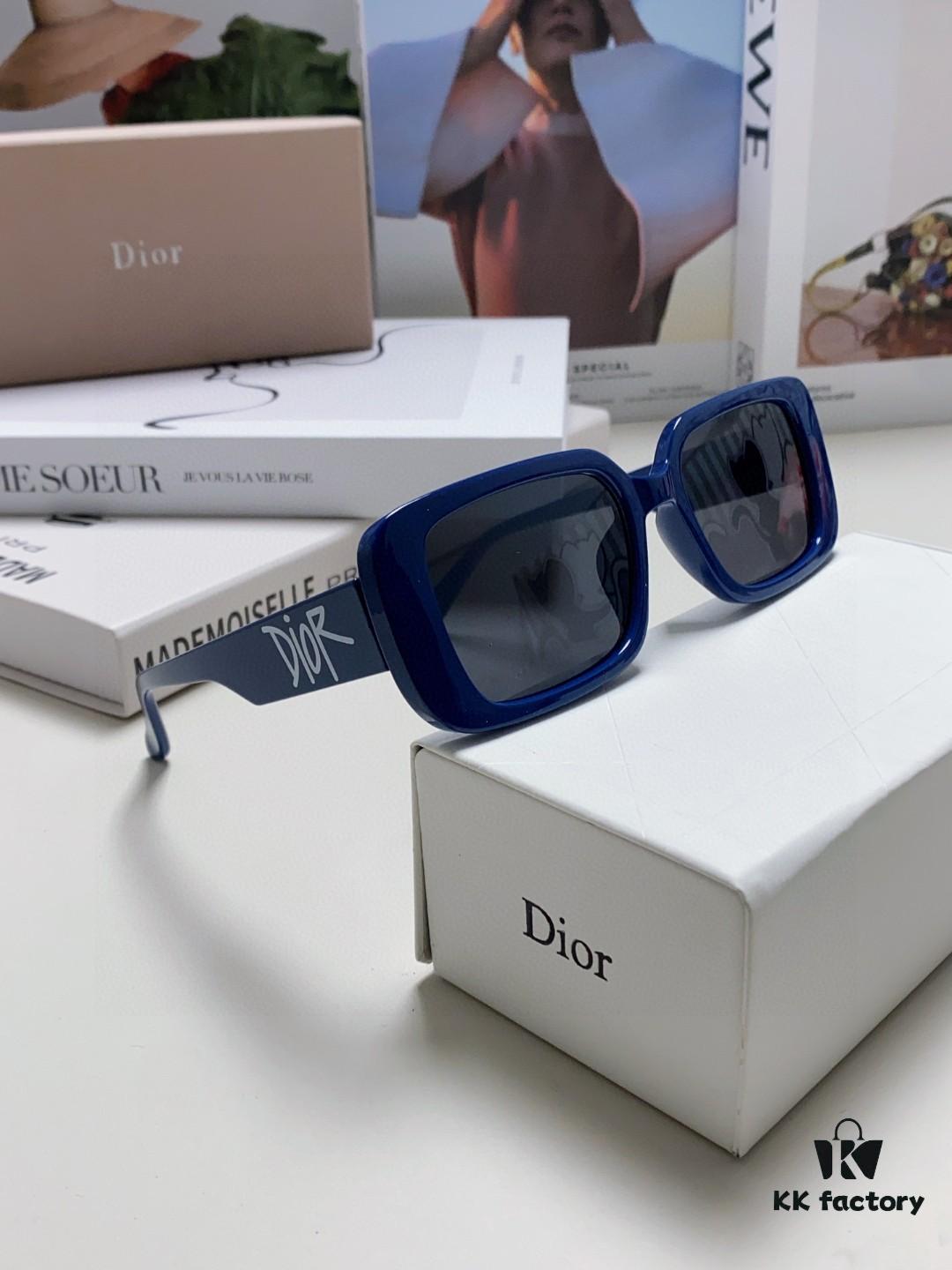 6931ff703a89a121ed54f5bf Dior 2024 New Square Sunglasses for Women, High-End Fashion Letter Design UV Protection Stylish Unisex Shades, Oval Square Frame Women's Eyewear