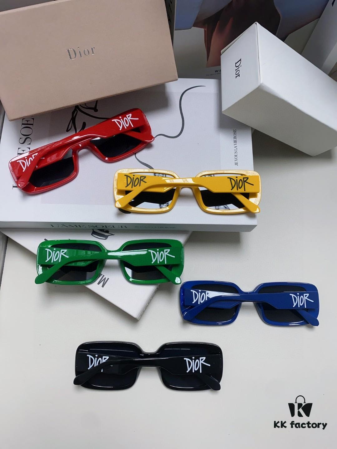 6931ff703a89a121ed54f5c0 Dior 2024 New Square Sunglasses for Women, High-End Fashion Letter Design UV Protection Stylish Unisex Shades, Oval Square Frame Women's Eyewear