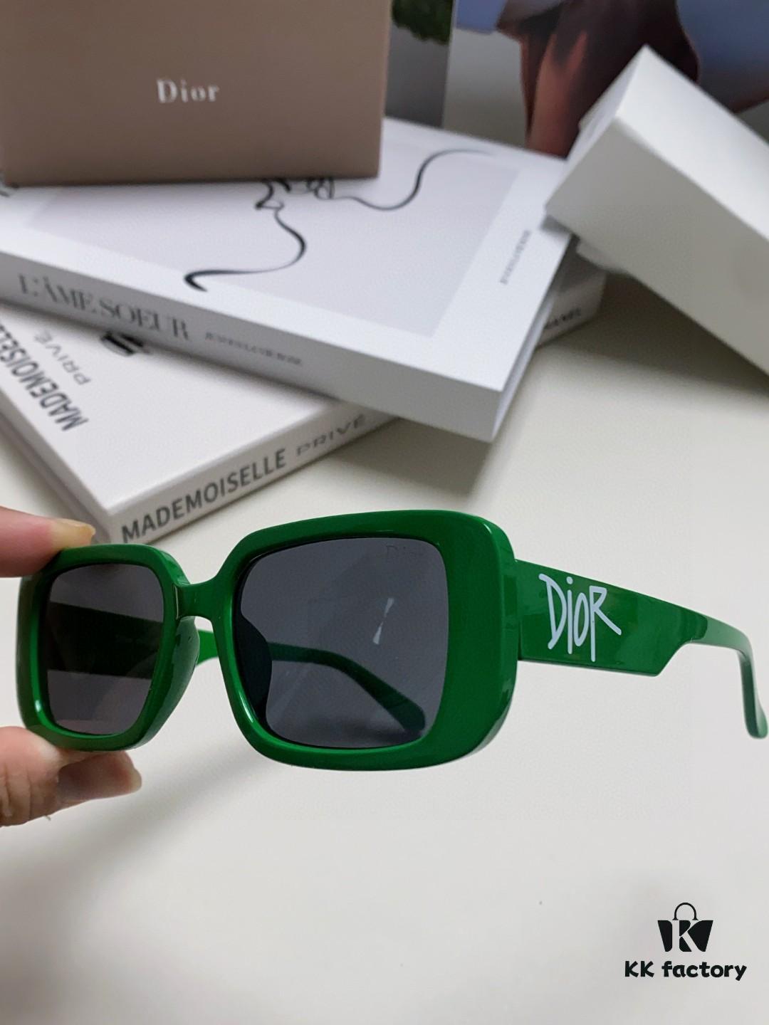 6931ff713a89a121ed54f5c7 Dior 2024 New Square Sunglasses for Women, Stylish Letter Design UV-Protective Trendy Oversized Cool Fashion Eyewear, Oval Square Frame