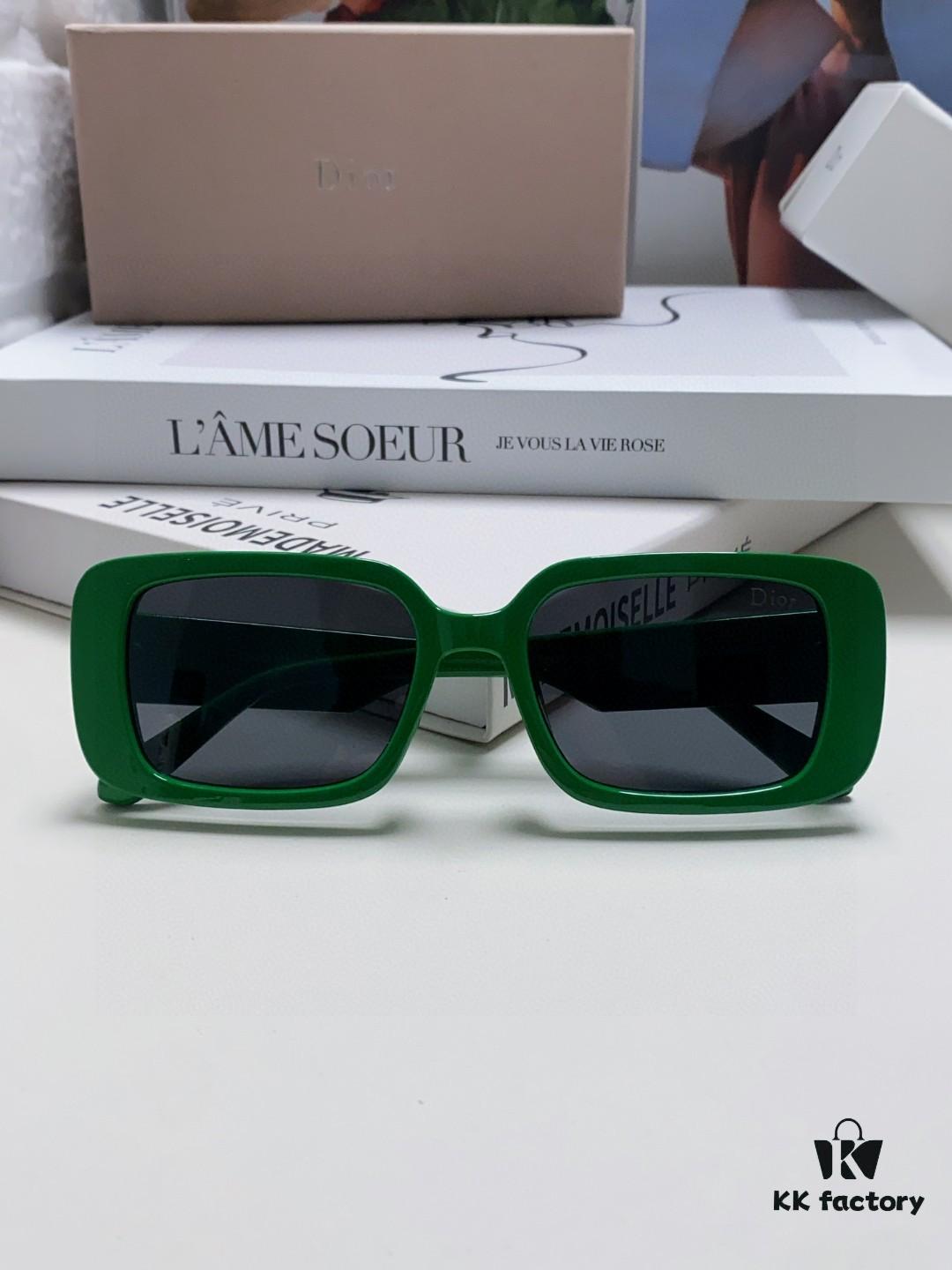 6931ff713a89a121ed54f5c8 Dior 2024 New Square Sunglasses for Women, Stylish Letter Design UV-Protective Trendy Oversized Cool Fashion Eyewear, Oval Square Frame