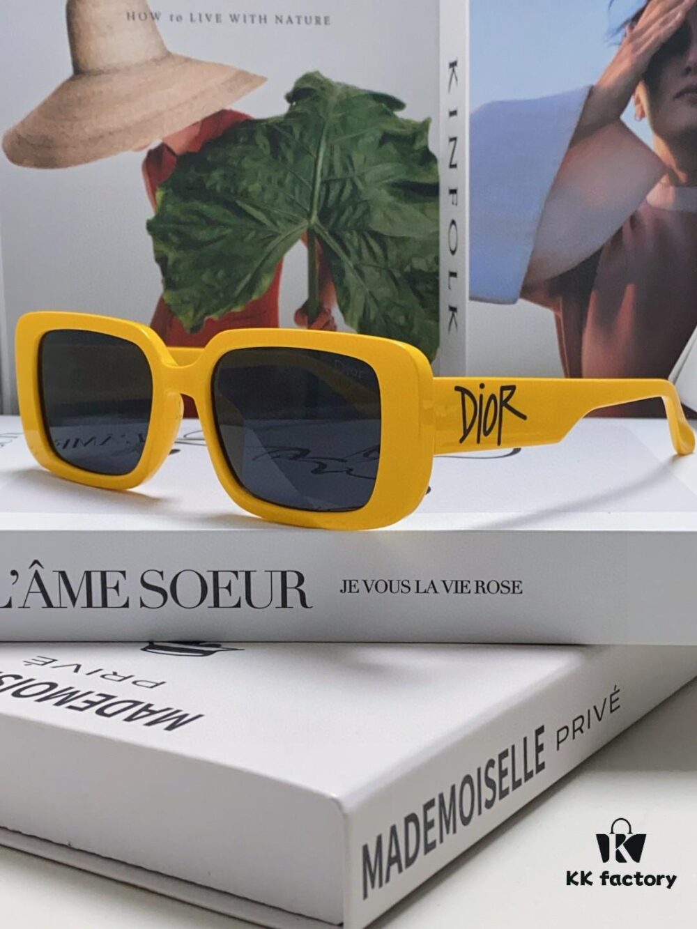 6931ff713a89a121ed54f5cc Dior 2024 New Square Sunglasses for Women, Stylish Letter Design UV Protection Trendy Oversized Cool Sunglasses, Oval Square Frame Women's Eyewear