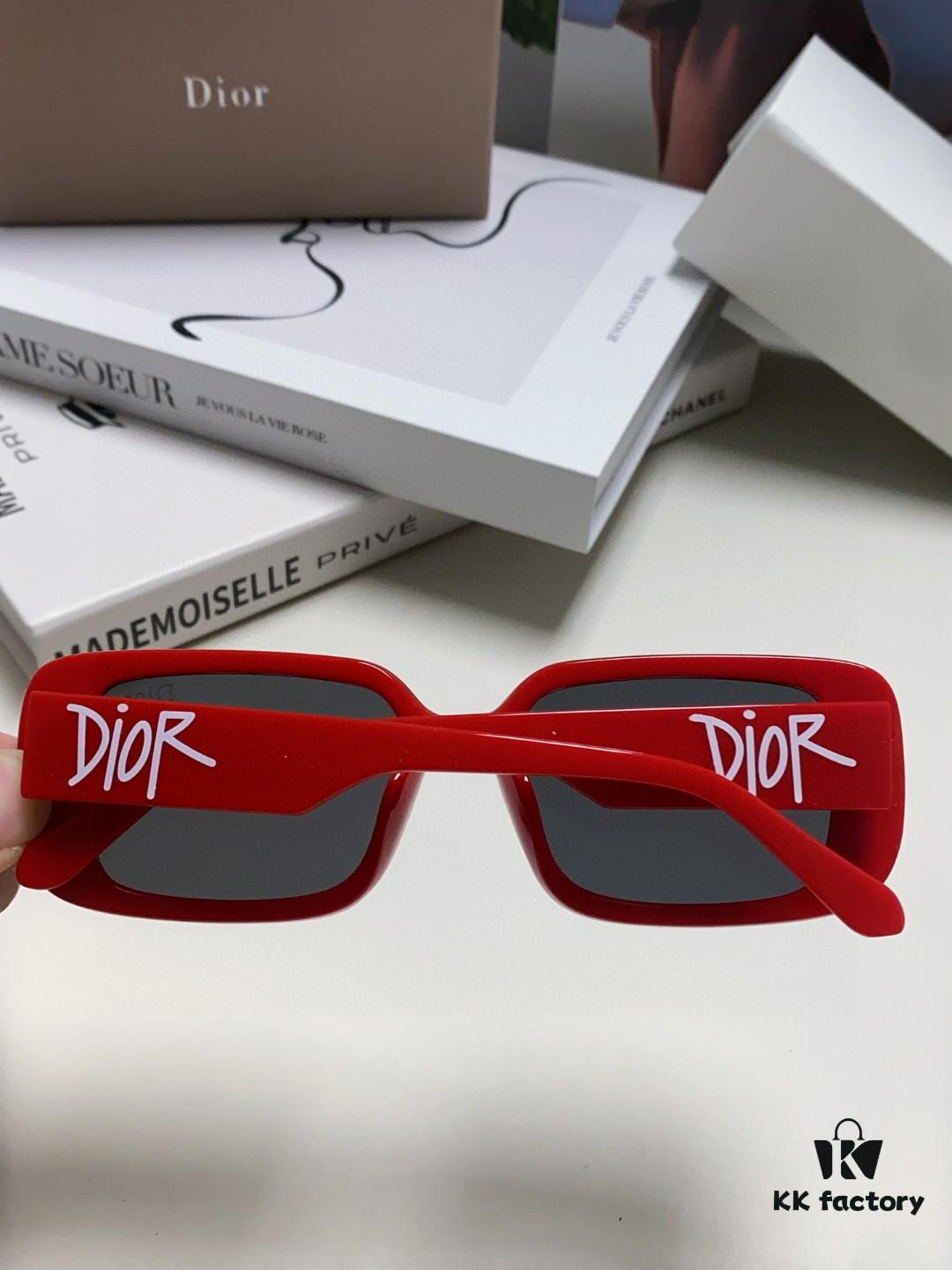 6931ff723a89a121ed54f5da Dior 2024 New Square Sunglasses for Women, High-End Fashion Letter Design UV Protection Stylish Cool Look, Oval Square Frame Lady's Sunglasses