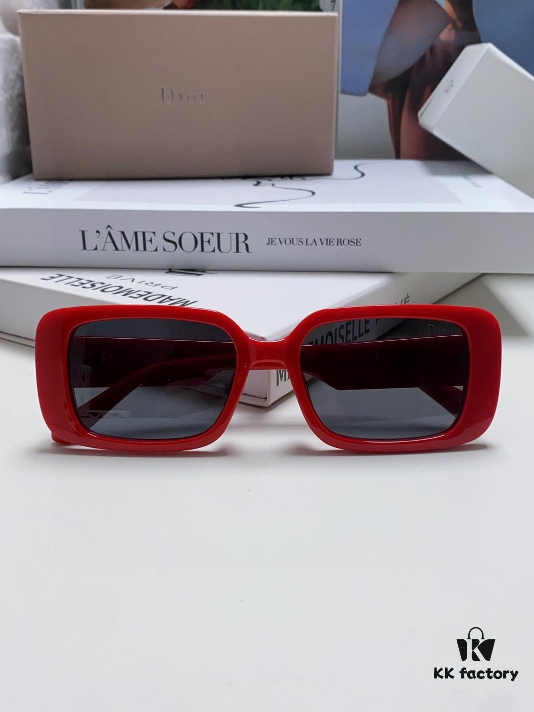 6931ff723a89a121ed54f5dc Dior 2024 New Square Sunglasses for Women, High-End Fashion Letter Design UV Protection Stylish Cool Look, Oval Square Frame Lady's Sunglasses