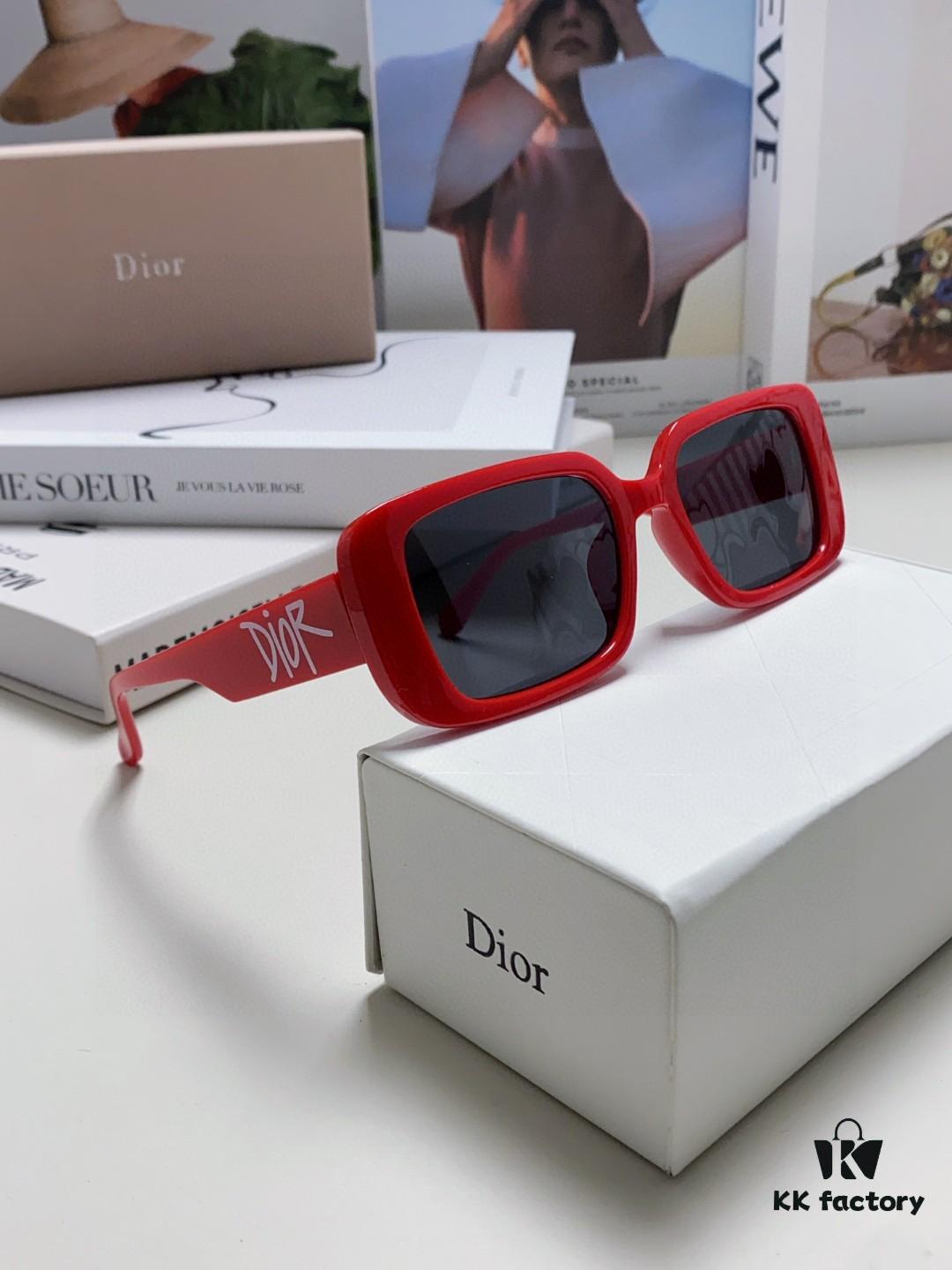 6931ff723a89a121ed54f5dd Dior 2024 New Square Sunglasses for Women, High-End Fashion Letter Design UV Protection Stylish Cool Look, Oval Square Frame Lady's Sunglasses