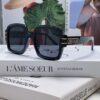 6931ff733a89a121ed54f5e2 DIOR Street-Style Retro Unisex Square Sunglasses with Signature Design - Vintage, Elegant and Avant-Garde