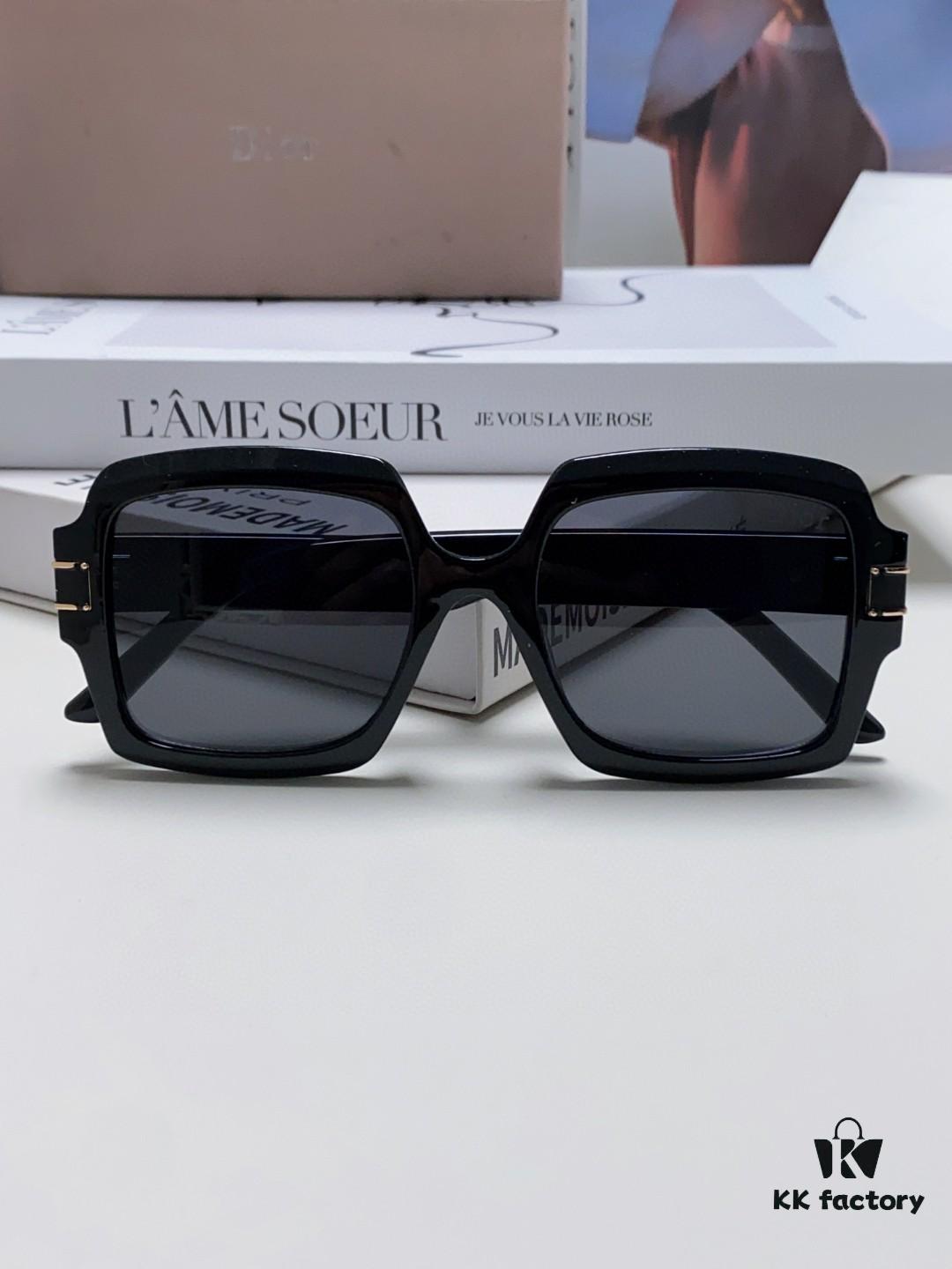 6931ff733a89a121ed54f5e8 DIOR Street-Style Retro Unisex Square Sunglasses with Signature Design - Vintage, Elegant and Avant-Garde