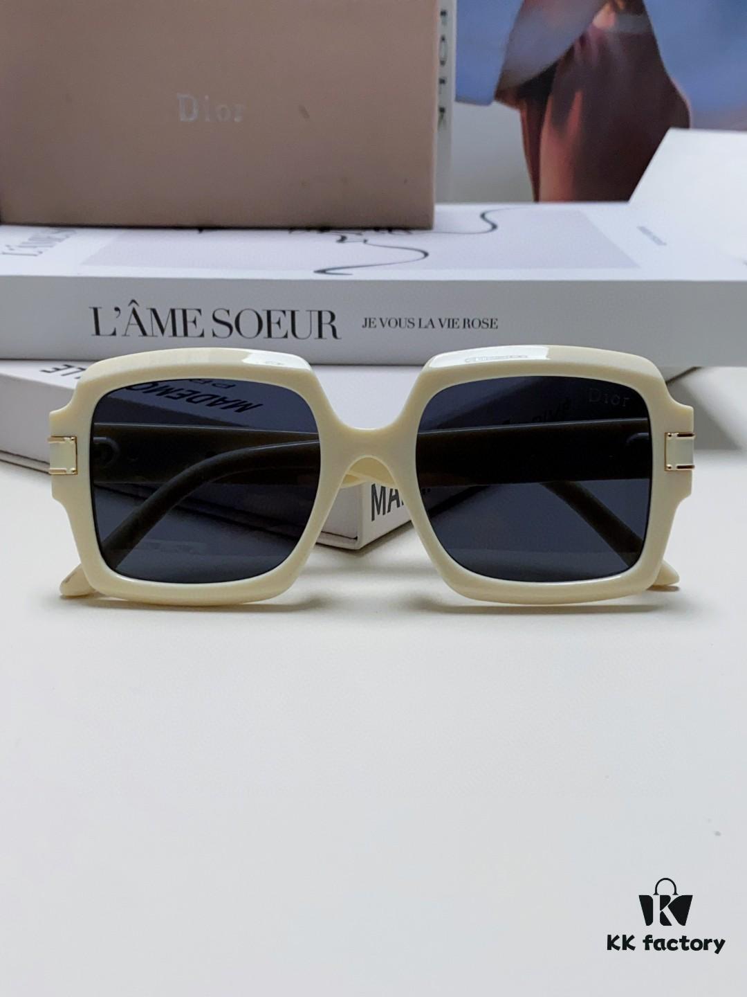 6931ff753a89a121ed54f5fd DIOR Street Snap Retro Stylish and Avant-garde Signature Unisex Square Sunglasses