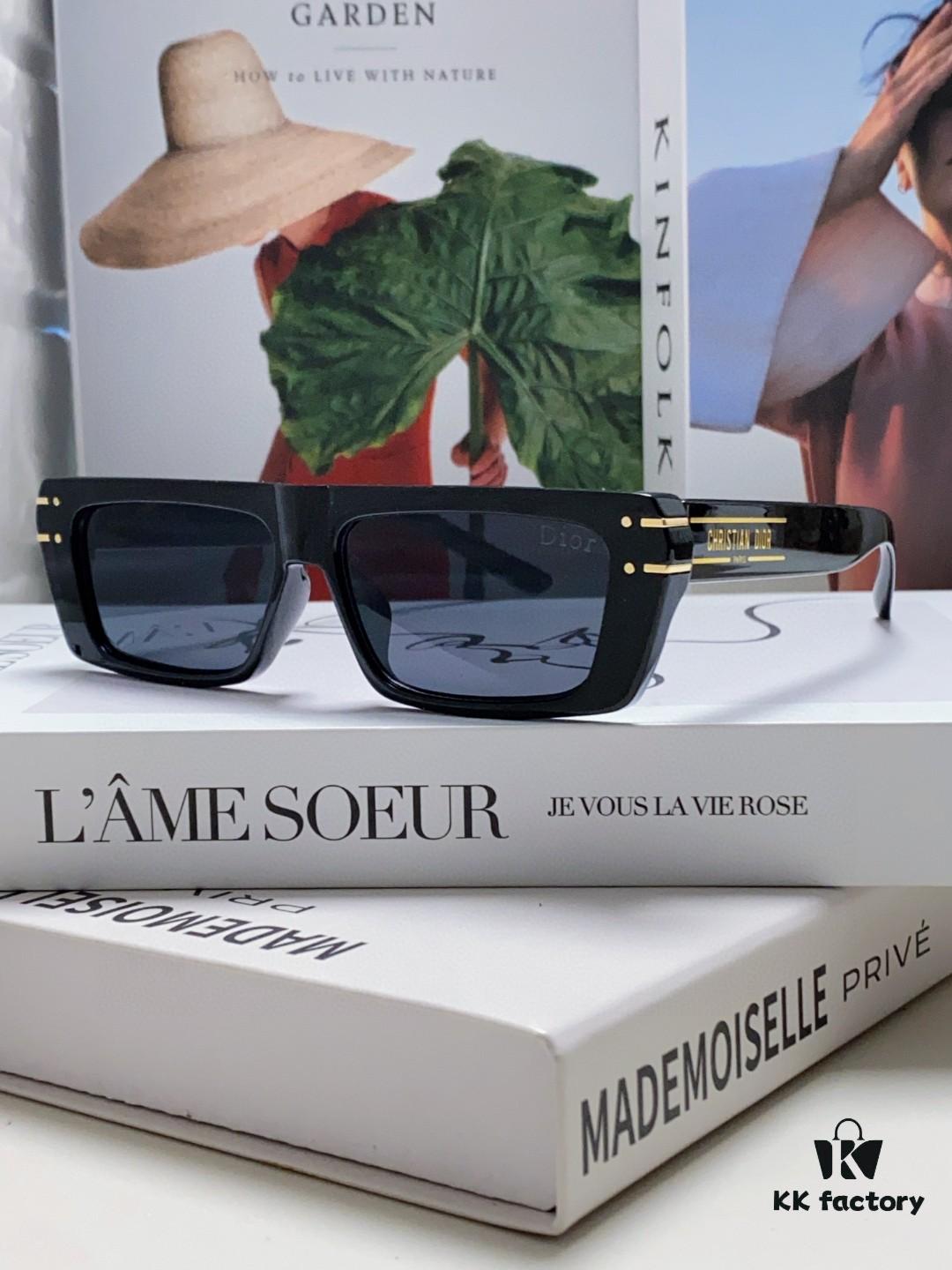 6931ff753a89a121ed54f602 Dior Liu Yuxin Sunglasses Women's 2024 Instagram Stylish Square Sunglasses Unisex UV Protection Sun Glasses for Driving
