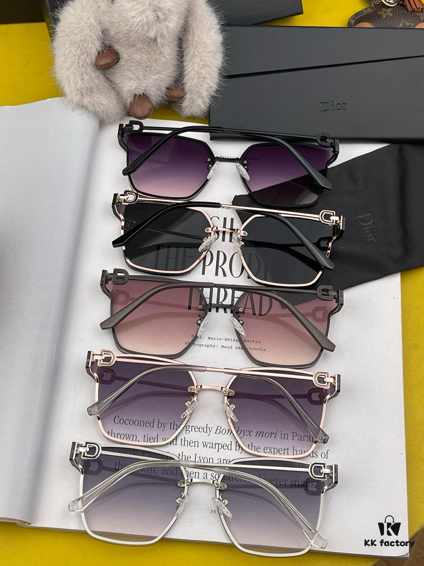 6931ff823a89a121ed54f6a4 DIOR Volcano Umbrella Fashion Rimless Sunglasses Lenses Top Luxury High Quality Women's Driving Sunglasses Model: CD05811