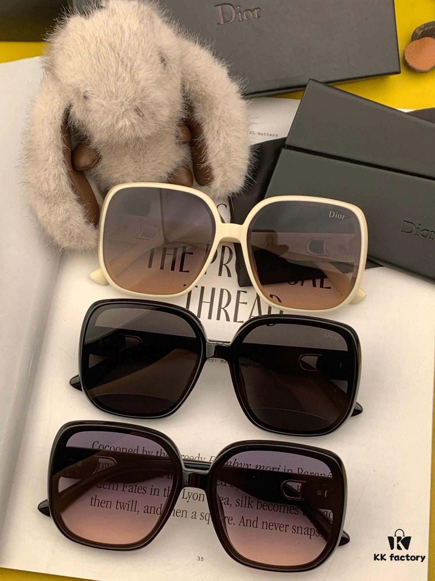 6931ff833a89a121ed54f6ae 【DIOR】2024 Spring New Arrival Trendy Fashion Square Polarized Sunglasses High-Quality Comfortable Fit Influencer Style Women's HD Thickened Polarized Sunglasses🕶️ High-Quality TR Frame Model: CD3313