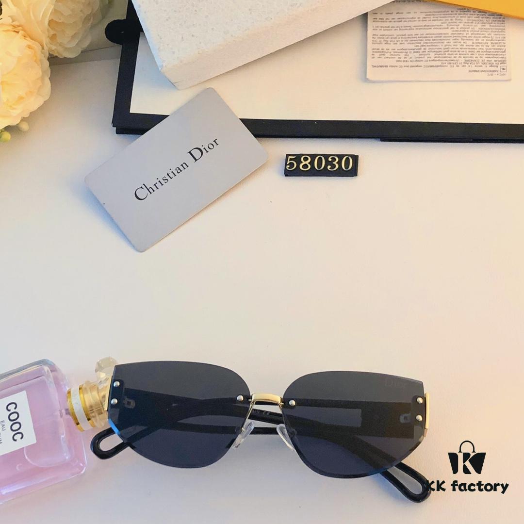 6931ff873a89a121ed54f6ea Dior 2024 New Cat-Eye Frame Luxurious Lightweight Women's Sunglasses, Fashionable Streetwear Trendy Influencer Shades from Xiaohongshu