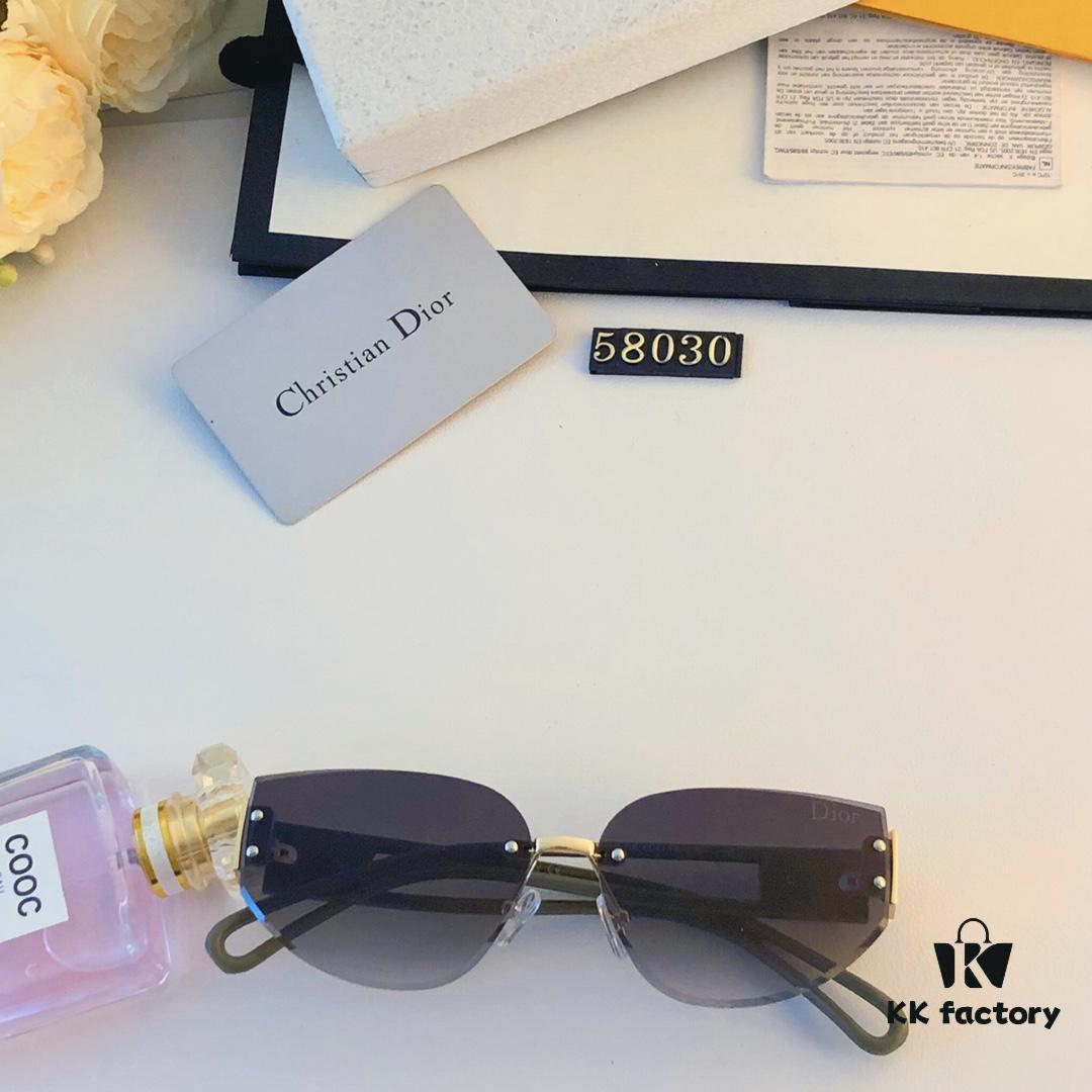 6931ff883a89a121ed54f6ec Dior 2024 New Cat-Eye Frame Luxurious Lightweight Women's Sunglasses, Fashionable Streetwear Trendy Influencer Shades from Xiaohongshu