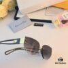 6931ff883a89a121ed54f6ed Dior 2024 New Cat-Eye Frame Luxurious Lightweight Women's Sunglasses, Fashionable Streetwear Trendy Influencer Shades from Xiaohongshu