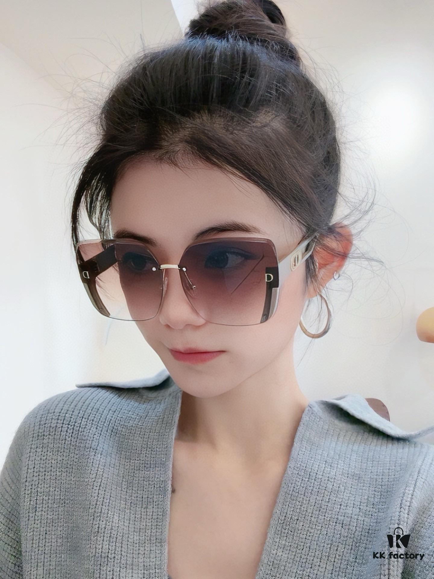 DIOR - 2025 Spring New Arrival Trendy Fashion Square Frame Sunglasses High-Quality Comfortable Fit Influencer Style Women's HD Sunglasses