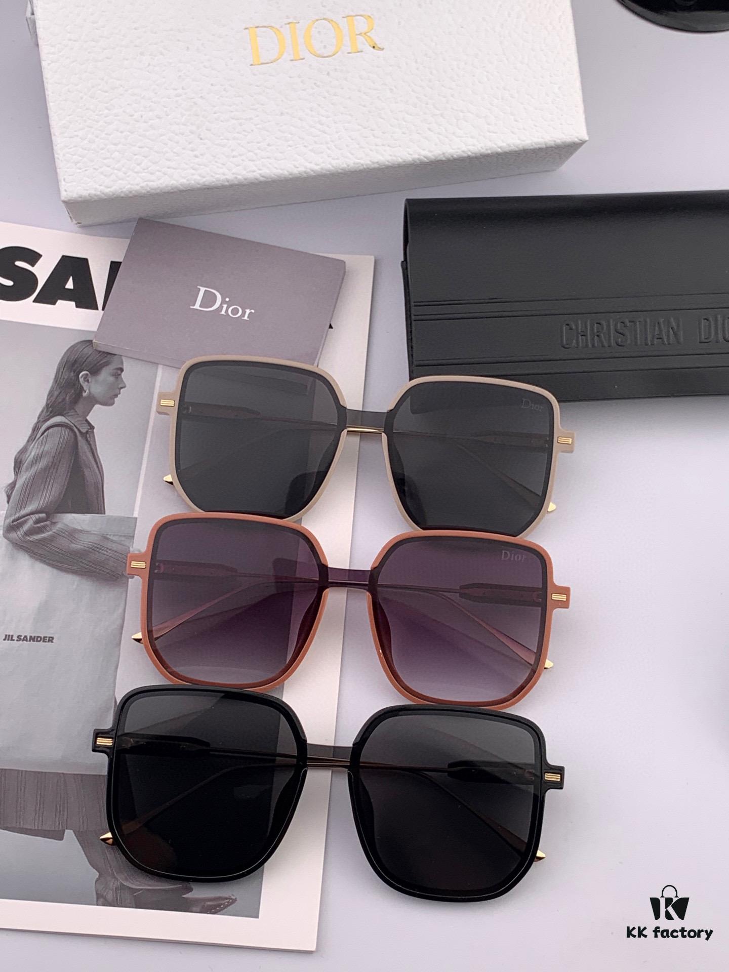 6931ff9a3a89a121ed54f7d8 【DIOR】2025 Spring New Arrival Trendy Fashion Square Frame Sunglasses High Quality Comfortable Fit Influencer Style Shades Model: D288