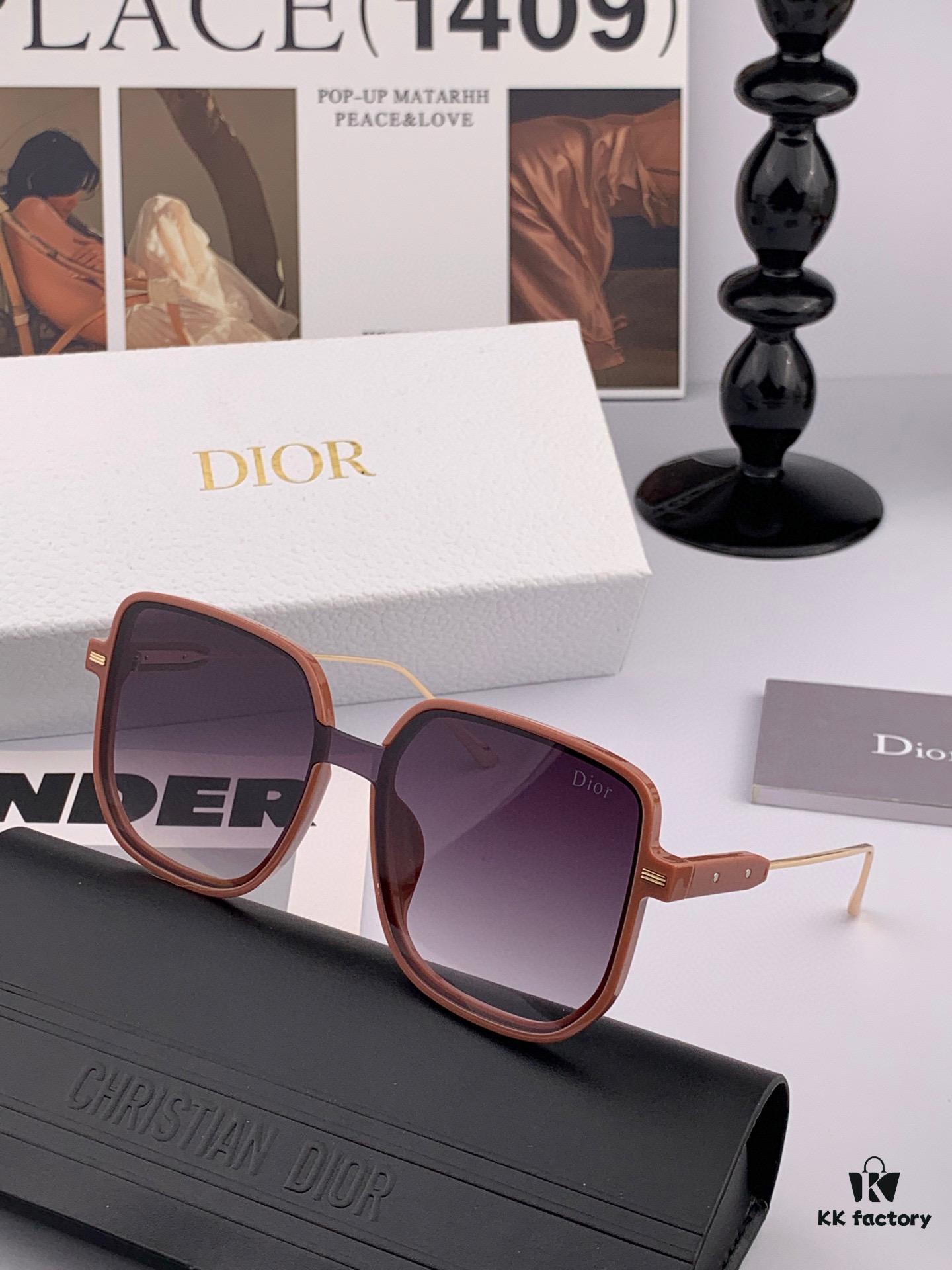 6931ff9b3a89a121ed54f7dd 【DIOR】2025 Spring New Arrival Trendy Popular Fashion Square Sunglasses High Quality Comfortable Fit Influencer Style Shades Model: D288