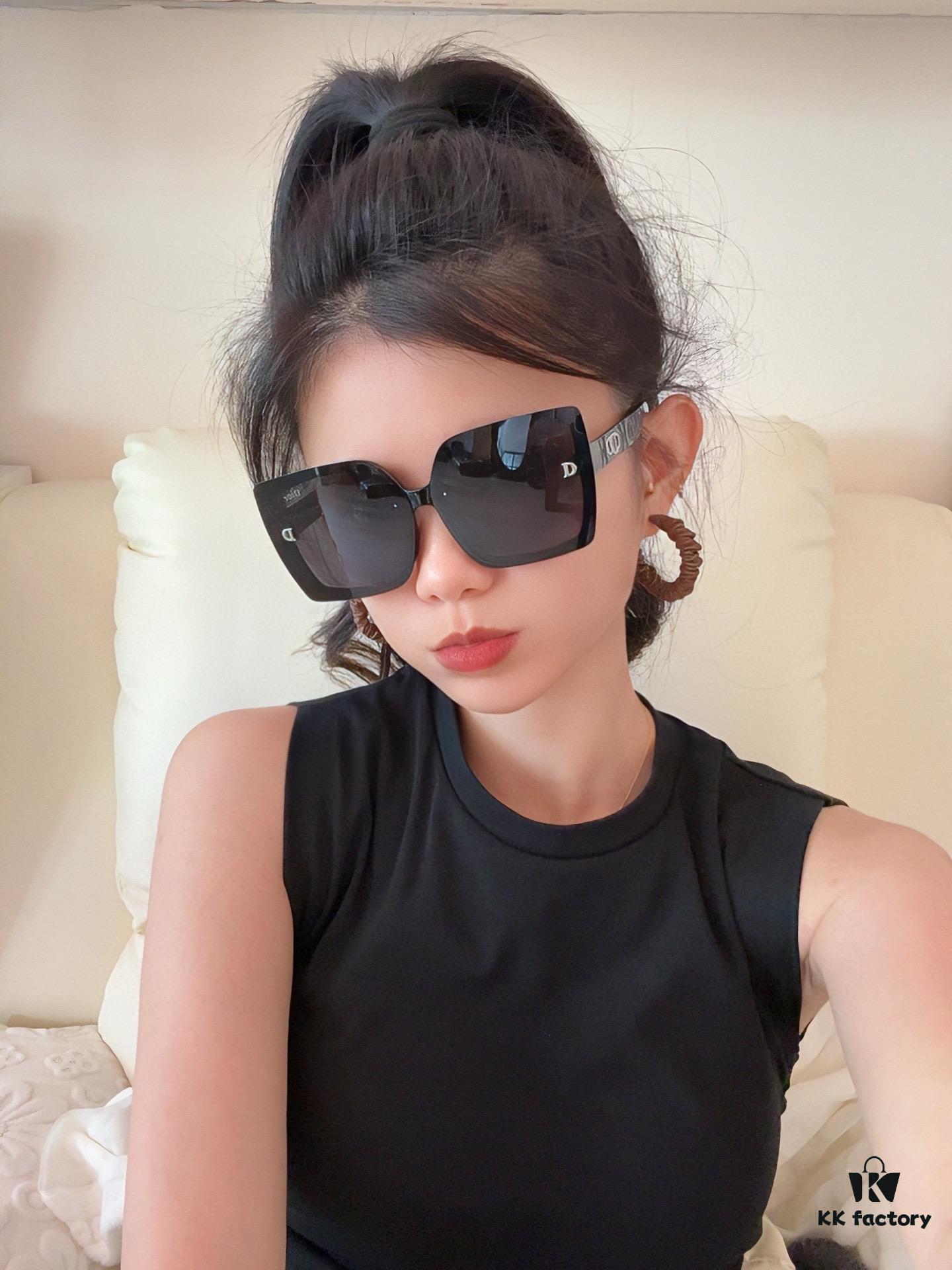 6931ff9c3a89a121ed54f7f5 DIOR - 2025 Spring New Arrival Trendy Fashion Square Frame Sunglasses High Quality Comfortable Wear Influencer Style Shades Model: D2302