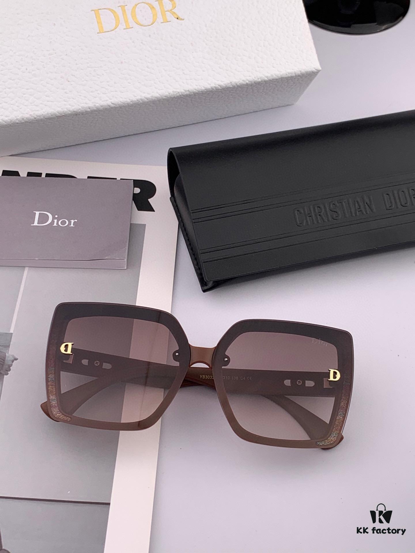6931ff9d3a89a121ed54f7f6 DIOR - 2025 Spring New Arrival Trendy Fashion Square Frame Sunglasses High Quality Comfortable Wear Influencer Style Shades Model: D2302