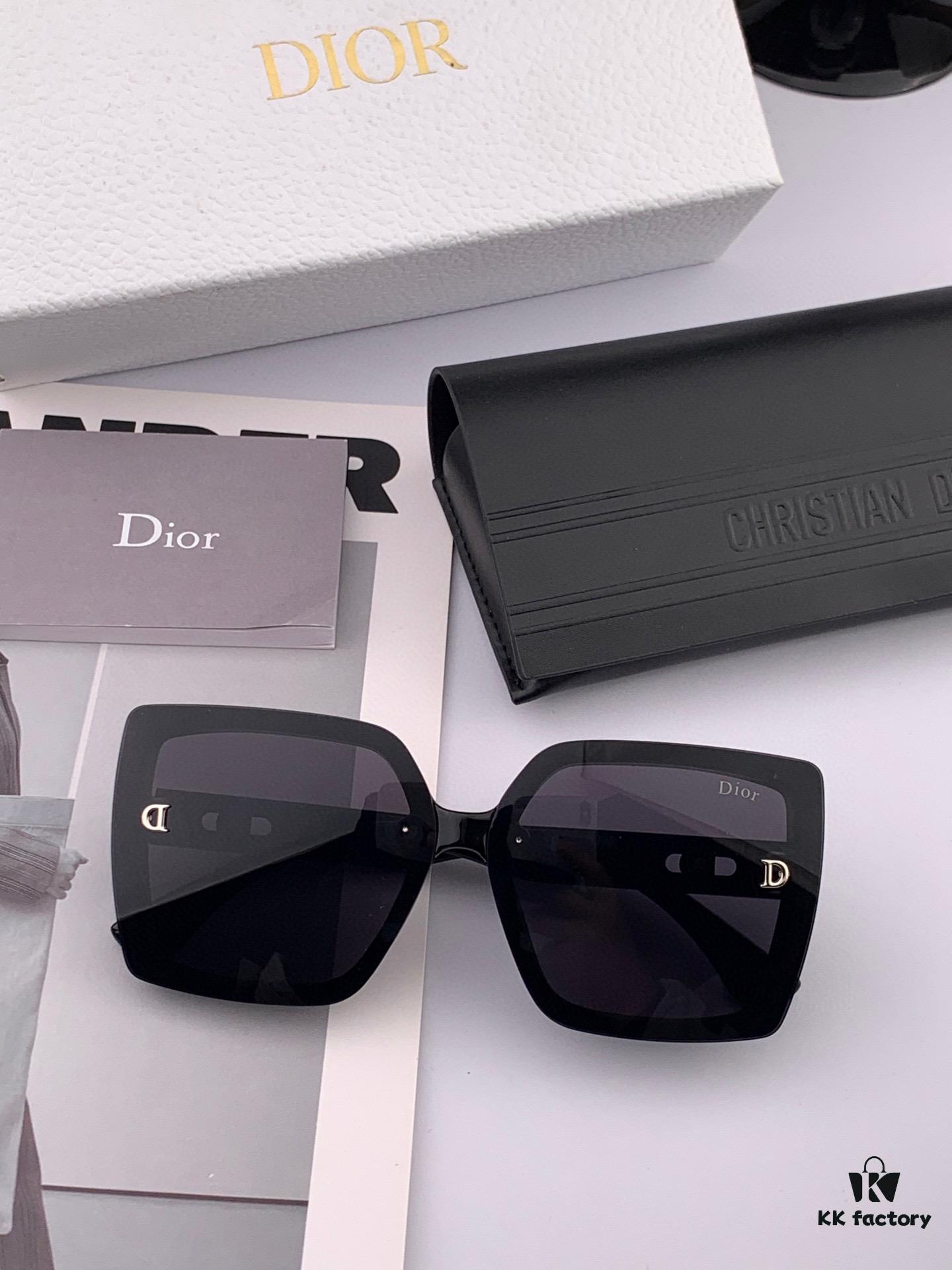 6931ff9d3a89a121ed54f7f7 DIOR - 2025 Spring New Arrival Trendy Fashion Square Frame Sunglasses High Quality Comfortable Wear Influencer Style Shades Model: D2302