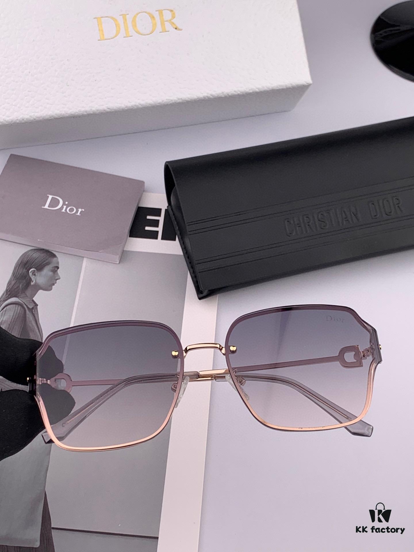 6931ffa13a89a121ed54f836 DIOR Volcano ☔️ Fashion Frameless Sunglasses Lenses Top Luxury High Quality Women's Driving Glasses