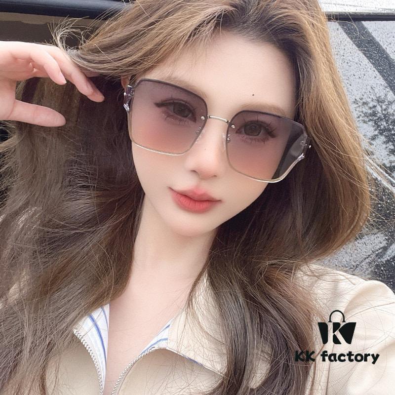 6931ffa23a89a121ed54f83c DIOR Volcano ☔️ Fashion Frameless Sunglasses Lenses, Top Luxury, High Quality, Exceptional Elegance, Women's Driving Sunglasses