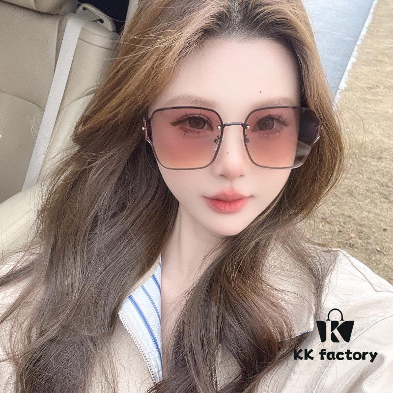 6931ffa23a89a121ed54f83e DIOR Volcano ☔️ Fashion Frameless Sunglasses Lenses, Top Luxury, High Quality, Exceptional Elegance, Women's Driving Sunglasses