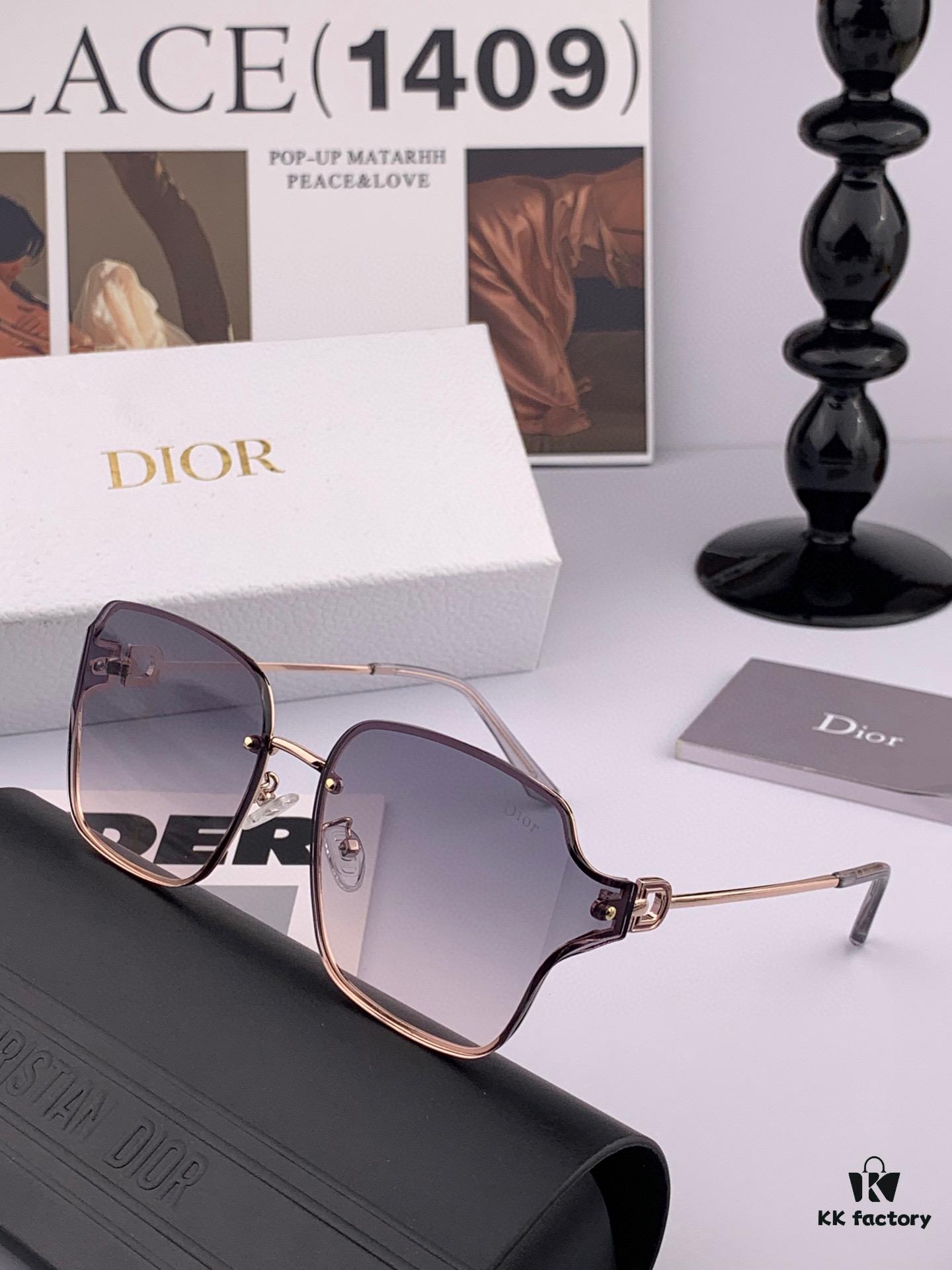 6931ffa23a89a121ed54f840 DIOR Volcano ☔️ Fashion Frameless Sunglasses Lenses, Top Luxury, High Quality, Exceptional Elegance, Women's Driving Sunglasses