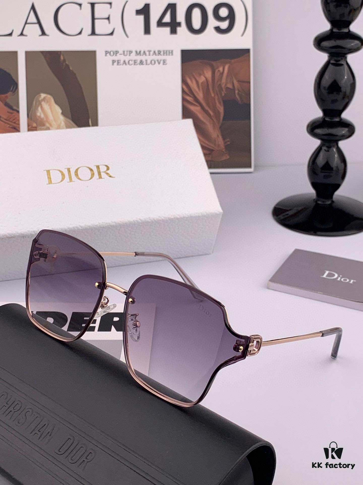 6931ffa23a89a121ed54f842 DIOR Volcano ☔️ Fashion Frameless Sunglasses Lenses, Top Luxury, High Quality, Exceptional Elegance, Women's Driving Sunglasses