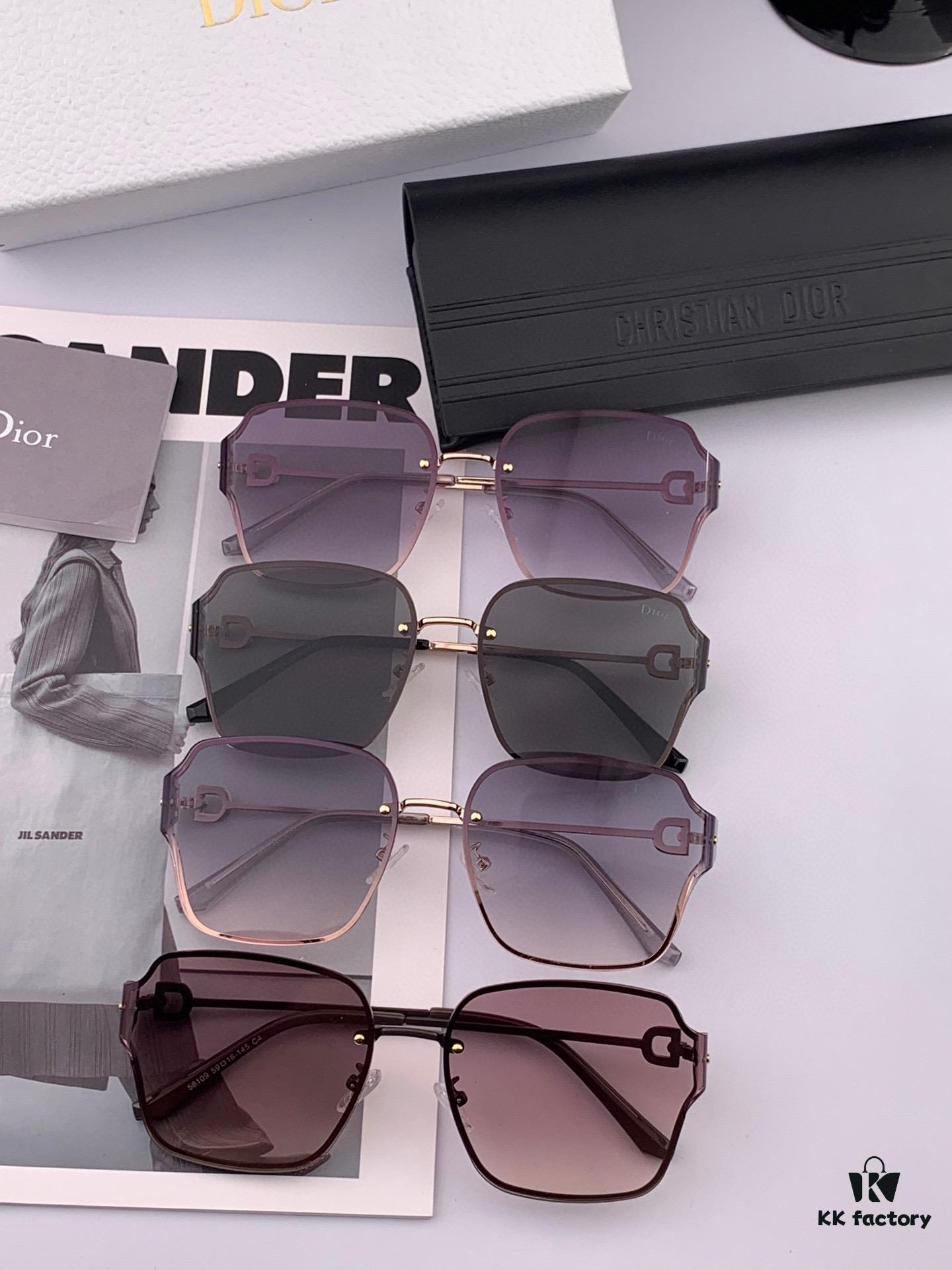 6931ffa23a89a121ed54f844 DIOR Volcano ☔️ Fashion Frameless Sunglasses Lenses, Top Luxury, High Quality, Exceptional Elegance, Women's Driving Sunglasses