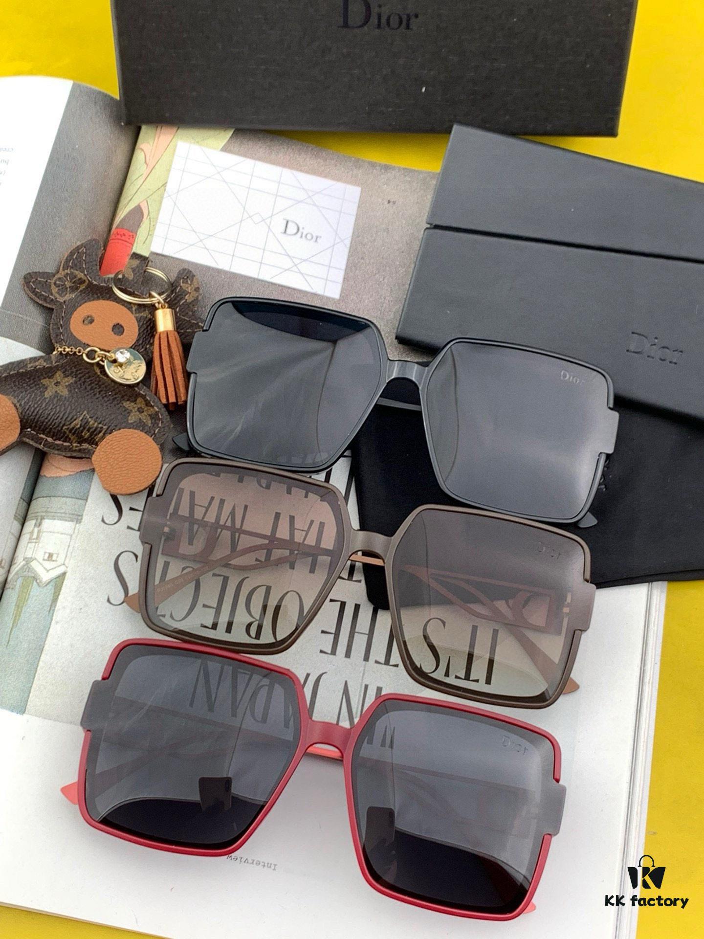 6931ffa33a89a121ed54f84d 【DIOR】2025 Spring New Arrival Trendy Fashion Square Polarized Sunglasses High Quality Comfortable Wear Influencer Style Shades Model: D5541