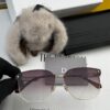 Nylon Polarized Series DIOR Frameless Sunglasses Multi-faceted Design, Universal Fit for All Face Shapes, Stylish with Coats or Dresses, Polarized Nylon Lenses for UV Protection