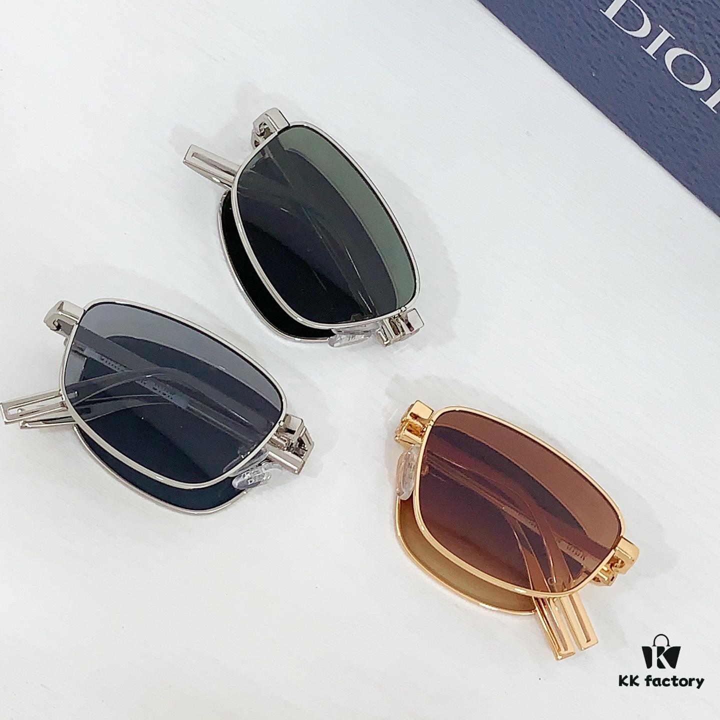 6931ffad3a89a121ed54f8ca 145 DIO*๐๐๐MODEL: Dior90 A1U ๐๐๐SIZE: 56โก17-140๐๐๐ Folding Frame Sunglasses