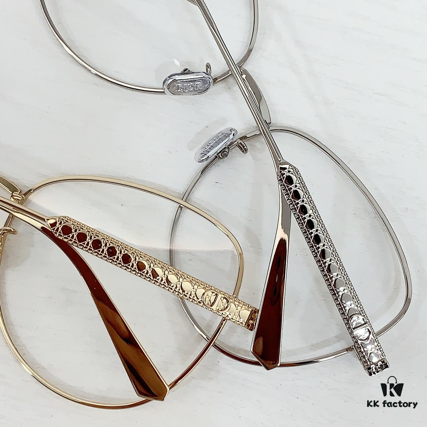 130 High-Quality Original Nose Pads, Comparable to Dior DIORCANNAGE B1F Metal Cannage Pattern Butterfly Temple Sunglasses