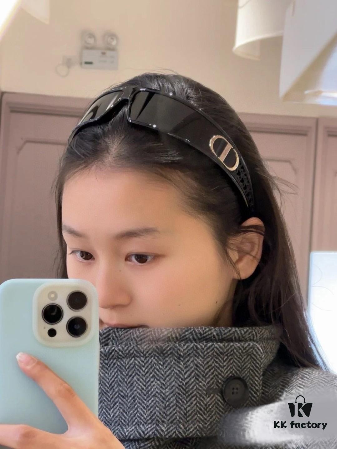 6931ffb93a89a121ed54f933 High-Quality Adjustable Dior 2025 New Arrival Sunglasses with Headband Universal Design, High-Version Release, Futuristic Pilot-Style Windproof Riding Sunglasses for Men and Women, Hip-Hop Disco Headband Glasses