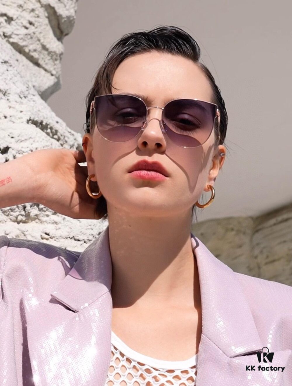 6931ffba3a89a121ed54f93f DIOR Volcano Umbrella Fashion Round Frame Sunglasses Lens Top Luxury High Quality Women's Driving Sunglasses Model: CD4311