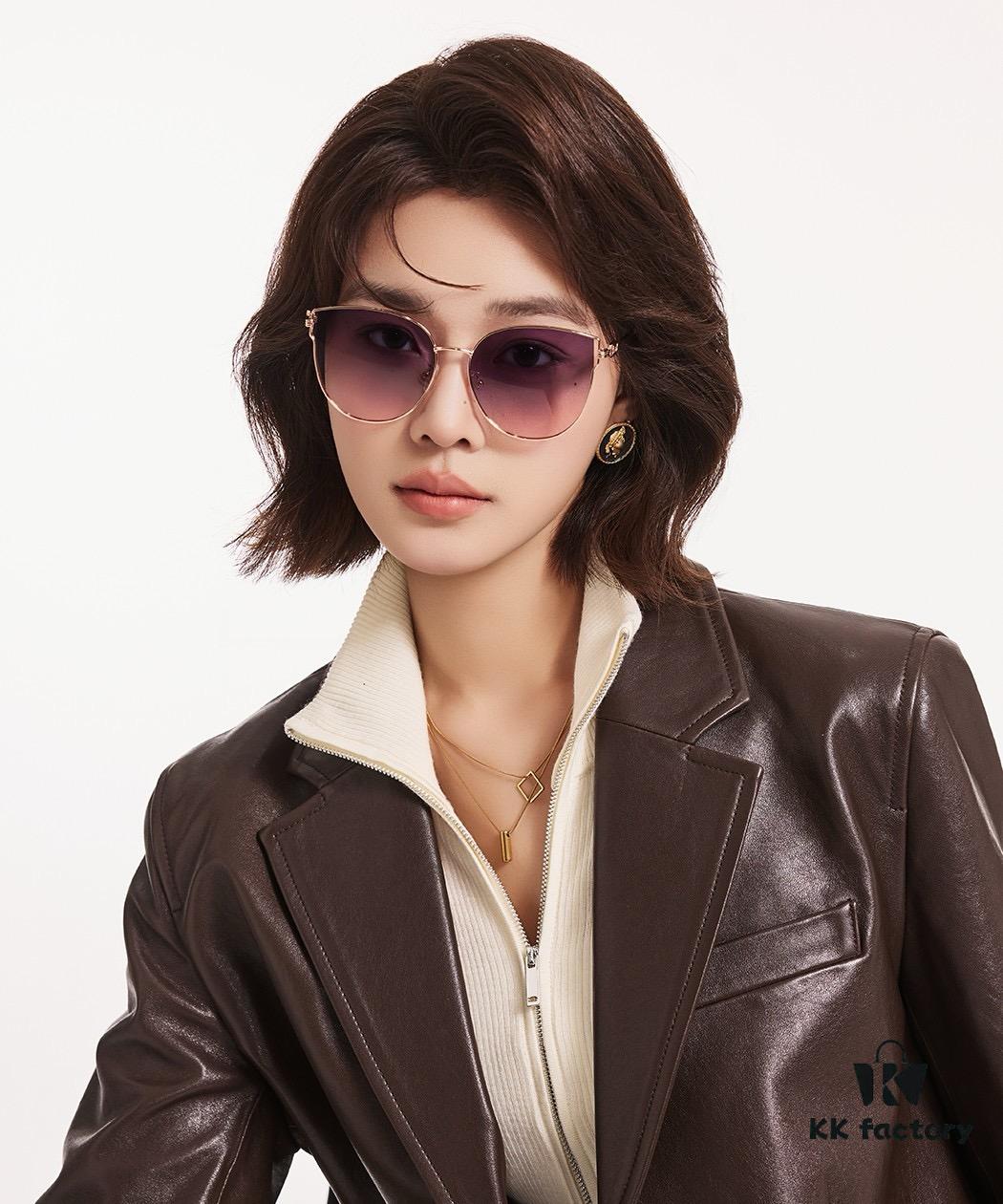 6931ffba3a89a121ed54f941 DIOR Volcano Umbrella Fashion Round Frame Sunglasses Lens Top Luxury High Quality Women's Driving Sunglasses Model: CD4311