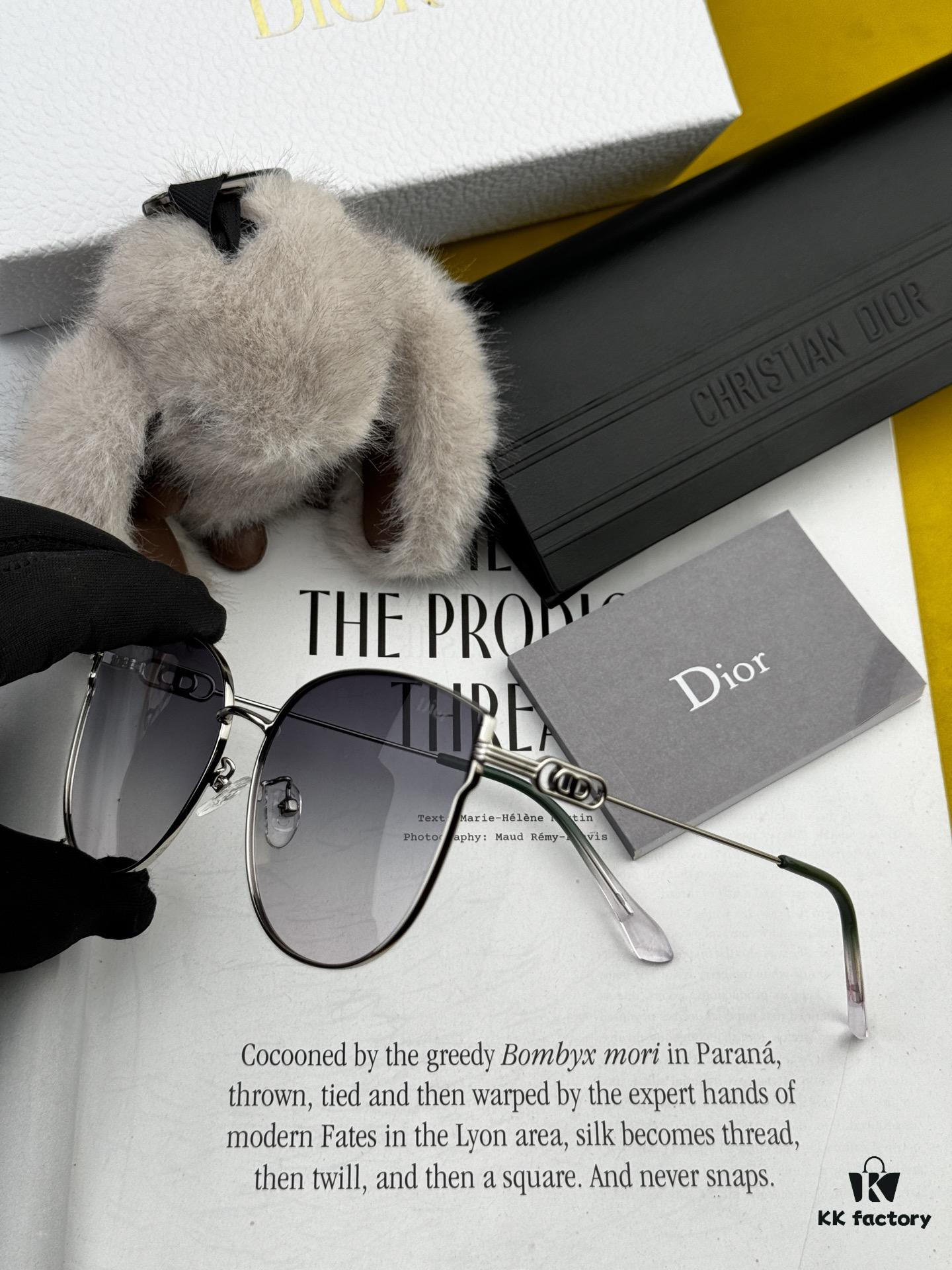 6931ffba3a89a121ed54f943 DIOR Volcano Umbrella Fashion Round Frame Sunglasses Lens Top Luxury High Quality Women's Driving Sunglasses Model: CD4311