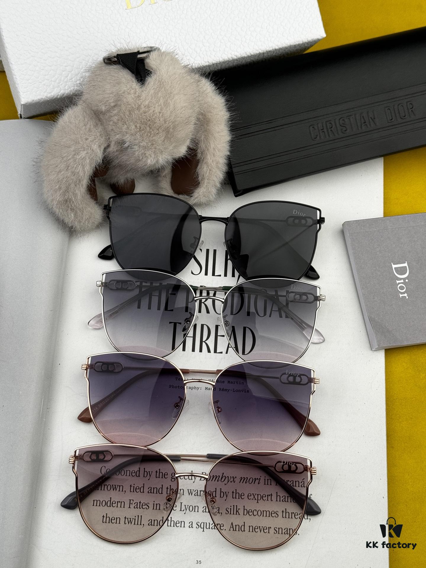 6931ffbb3a89a121ed54f947 DIOR Volcano Umbrella Fashion Round Frame Sunglasses Lens Top Luxury High Quality Women's Driving Sunglasses Model: CD4311