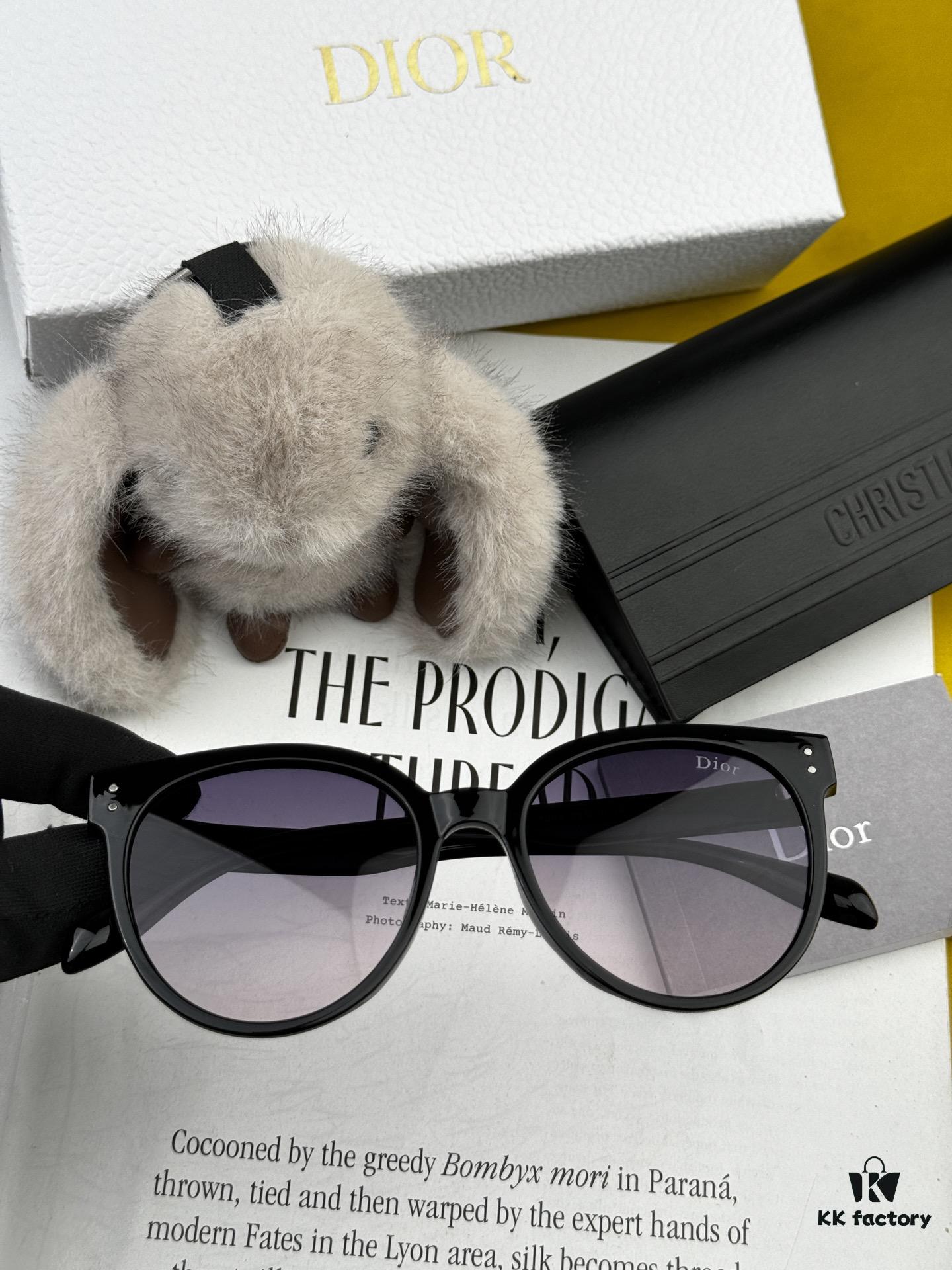 6931ffbc3a89a121ed54f95d 【DIOR】2025 Spring New Arrival Trendy Fashion Round Frame Polarized Sunglasses High Quality Comfortable Wear Influencer Favorite Model: D5106