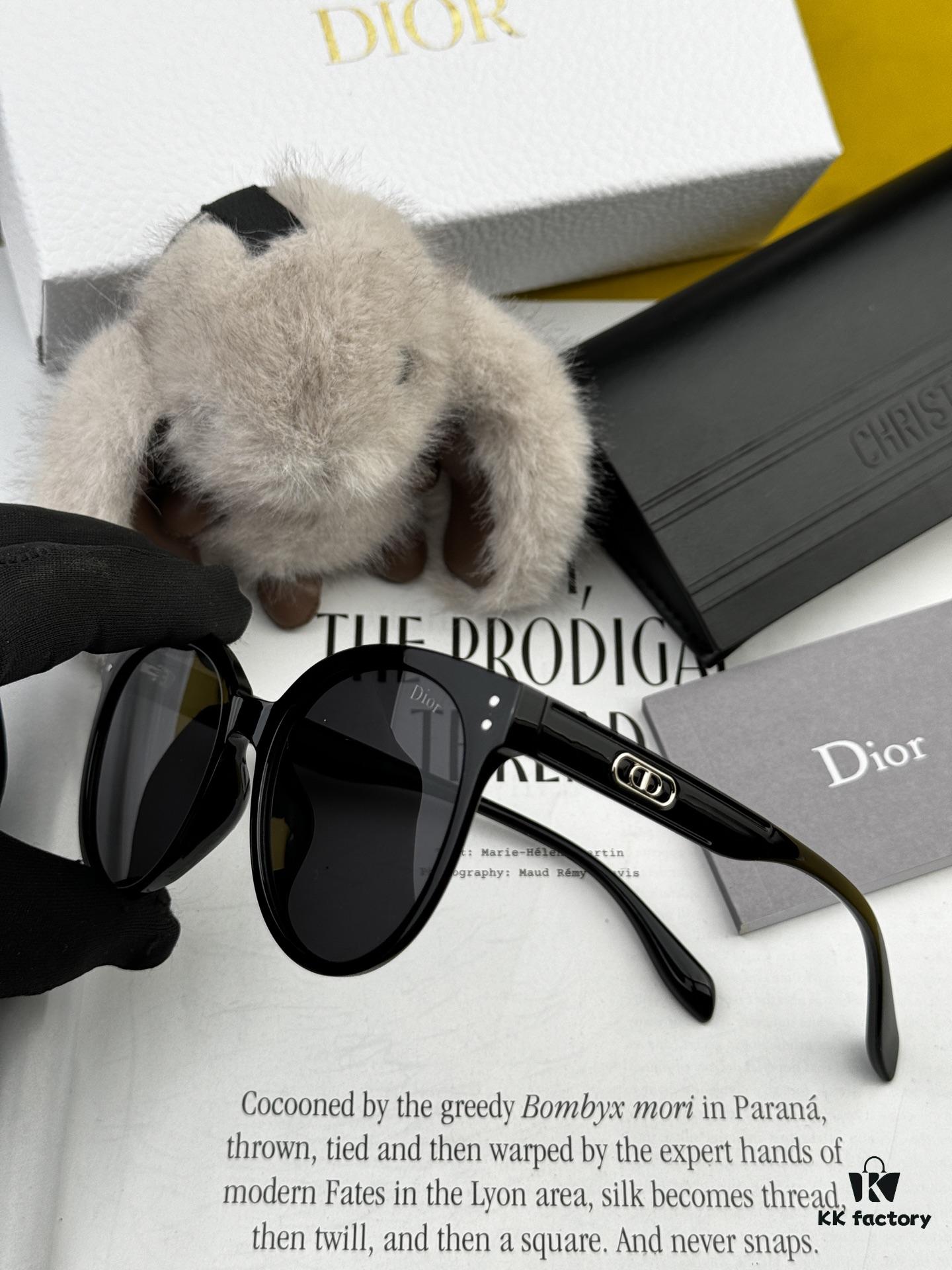6931ffbd3a89a121ed54f960 【DIOR】2025 Spring New Arrival Trendy Fashion Round Frame Polarized Sunglasses High Quality Comfortable Wear Influencer Favorite Model: D5106